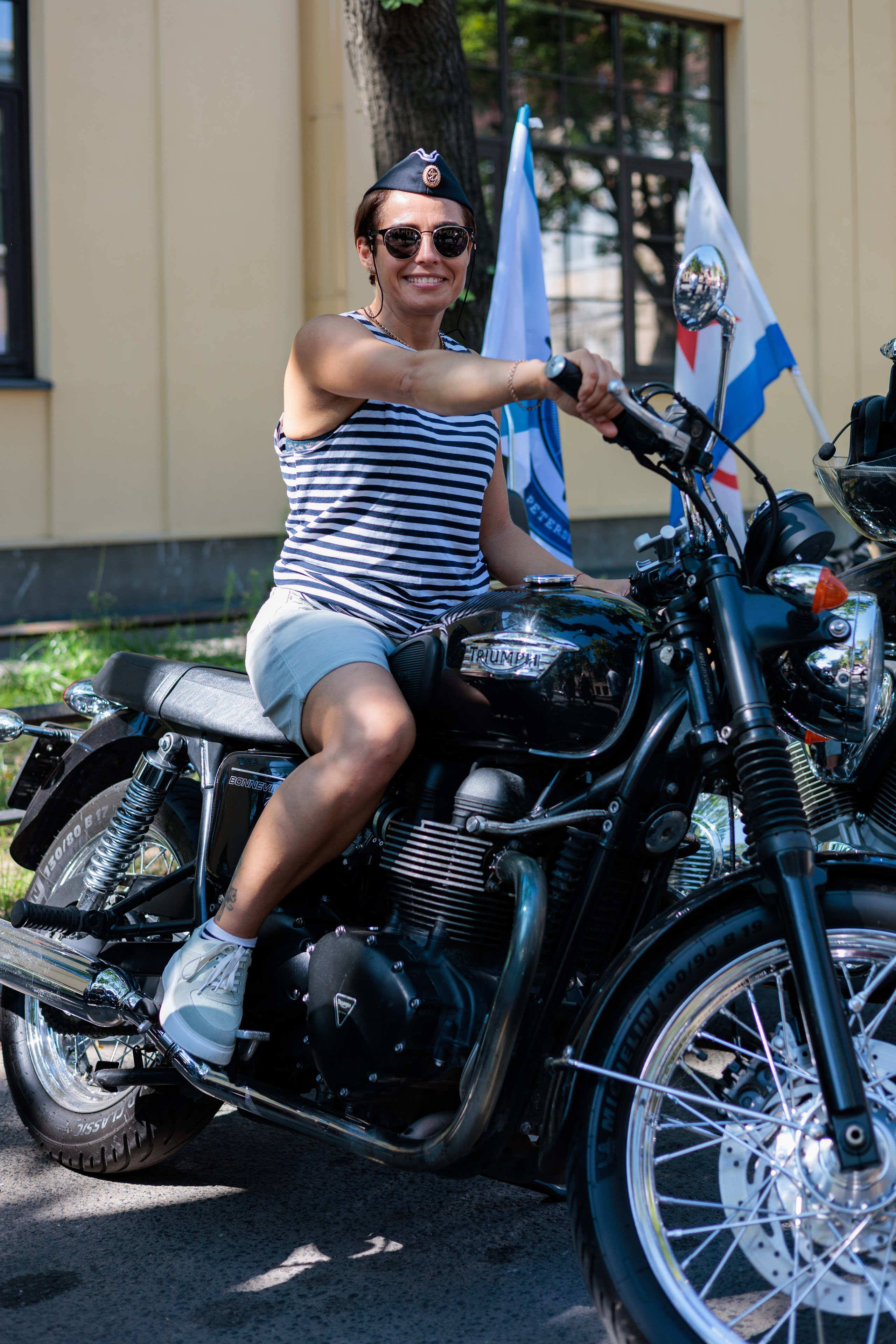 День ВМФ с мотоклубом 28.08.24. Репортажный фотограф Санкт-Петербург | Роман Карбышев