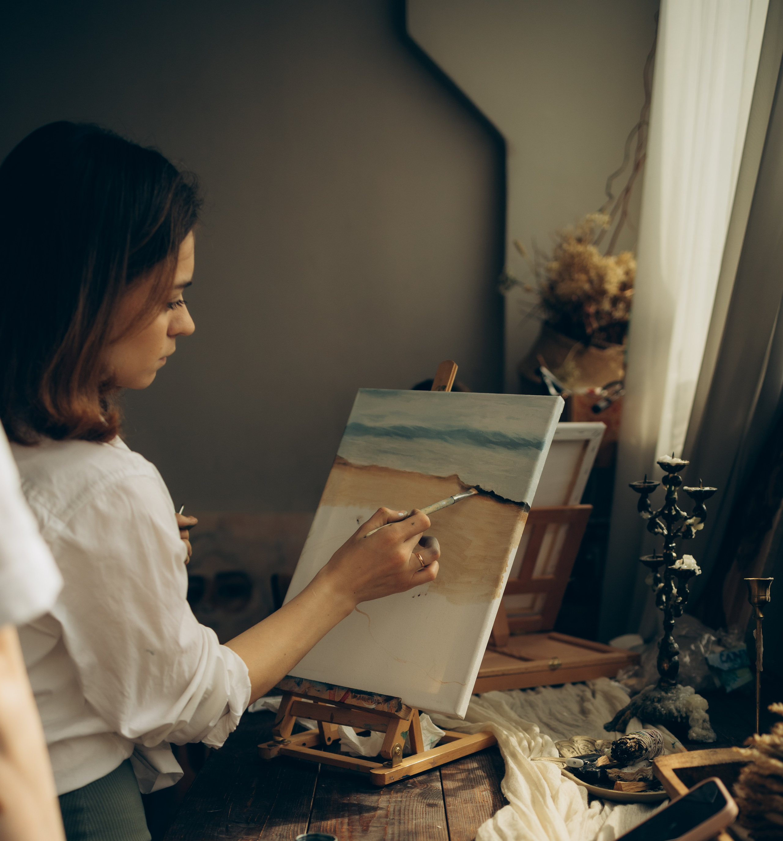 Мастерская художника. Женский фотограф Истра