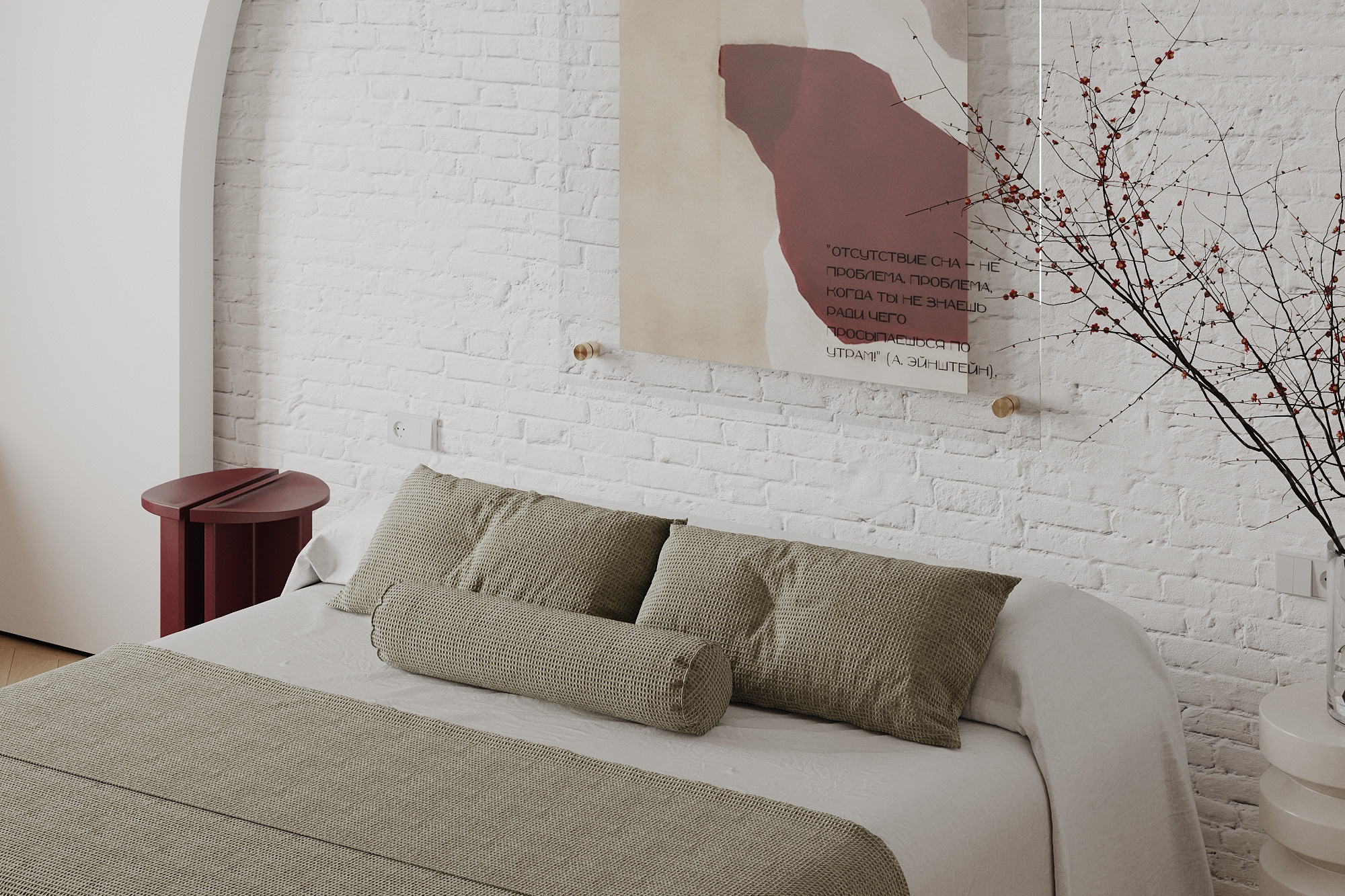 Концепт спальни в г. Санкт-Петербург. Студия интерьерной визуализации tmshkn.vis