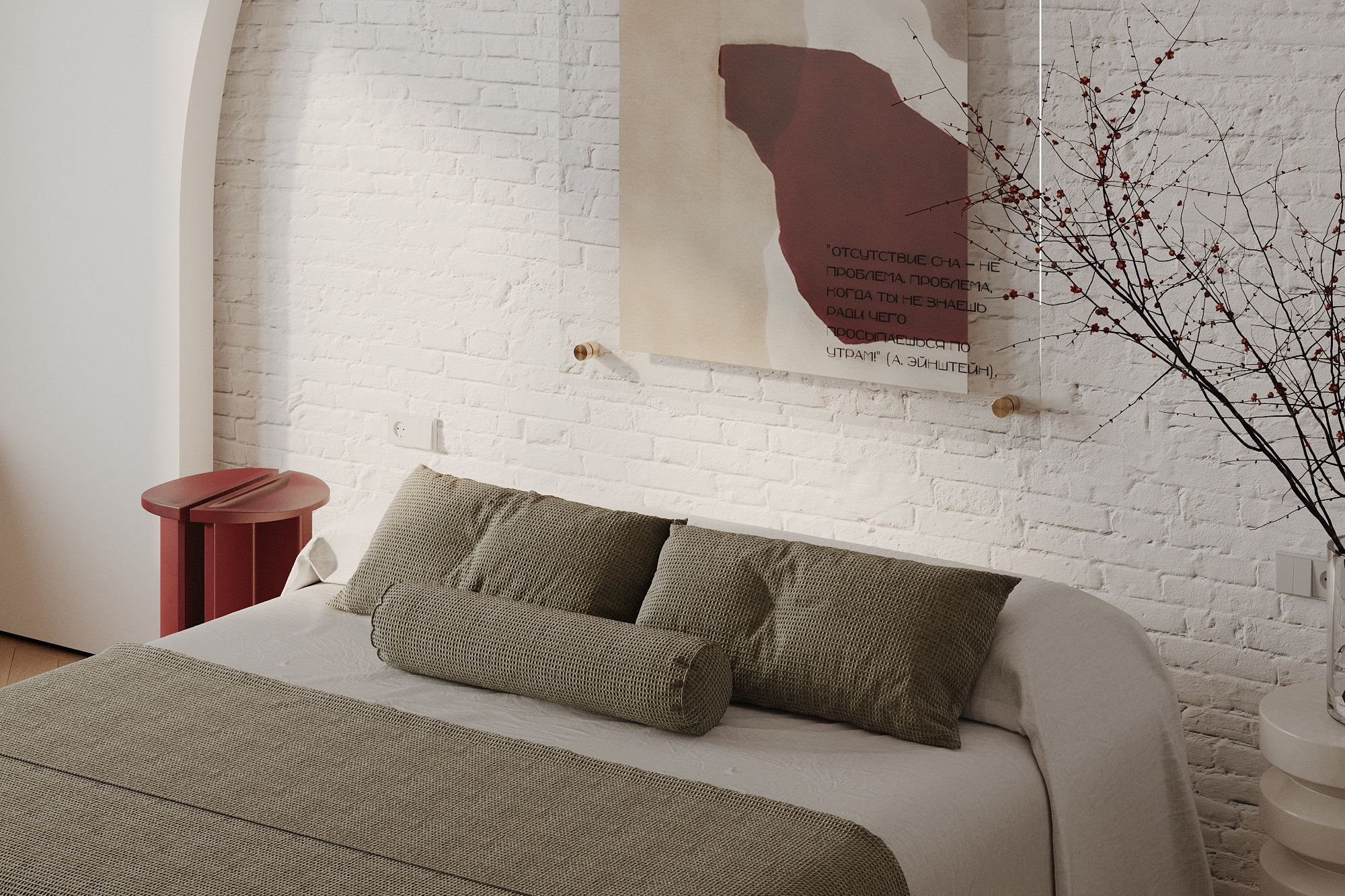 Концепт спальни в г. Санкт-Петербург. Студия интерьерной визуализации tmshkn.vis