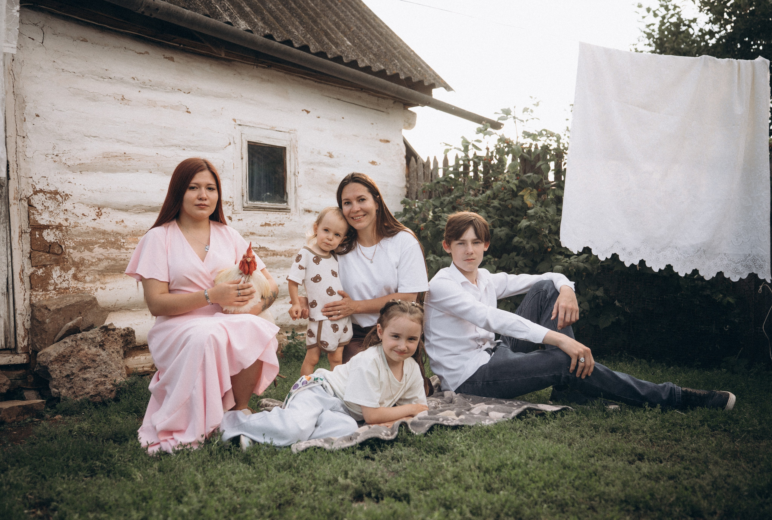 Адель Семейная фотосессия в деревне. Фотограф Белебей Абзалетдинов Артур