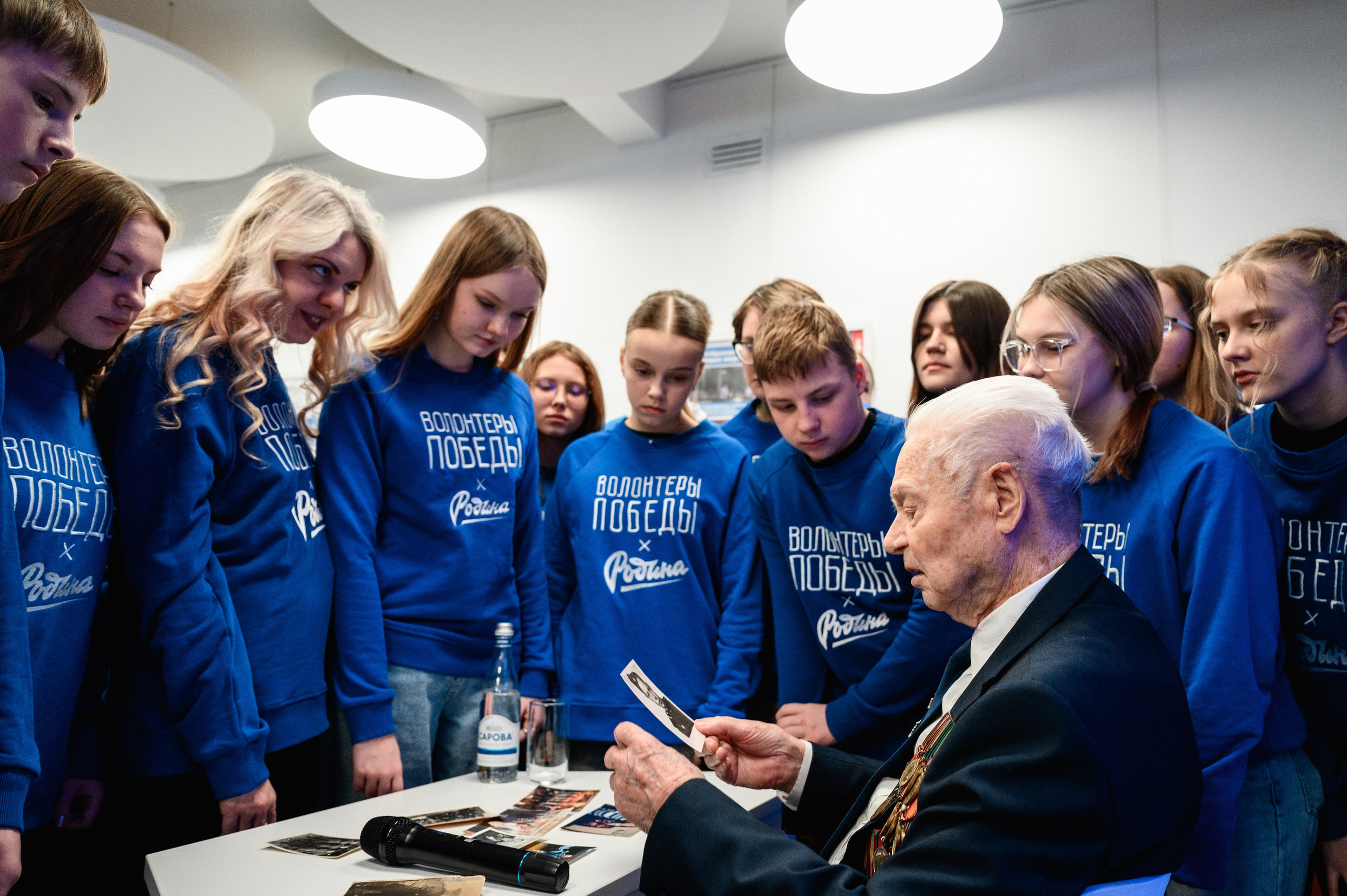 Встреча с ветераном. Фотограф Захваткин Роман