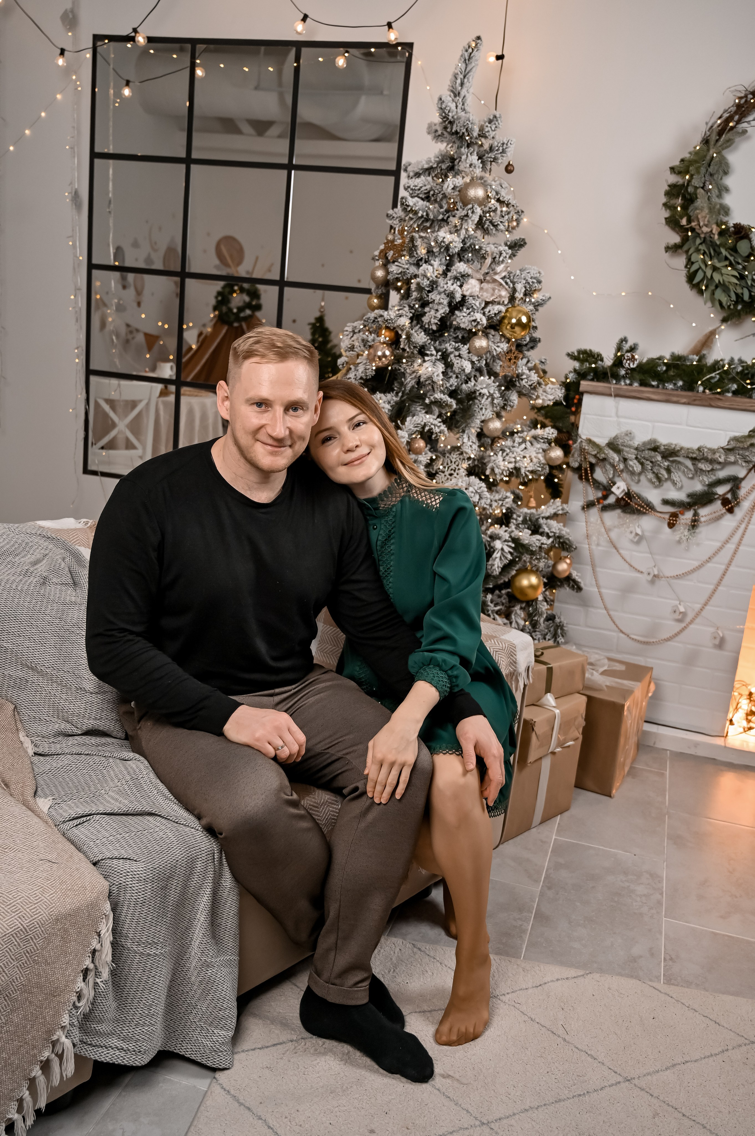 Новогодняя фотосессия в студии. Семейный и свадебный фотограф в г. Уфа Динара