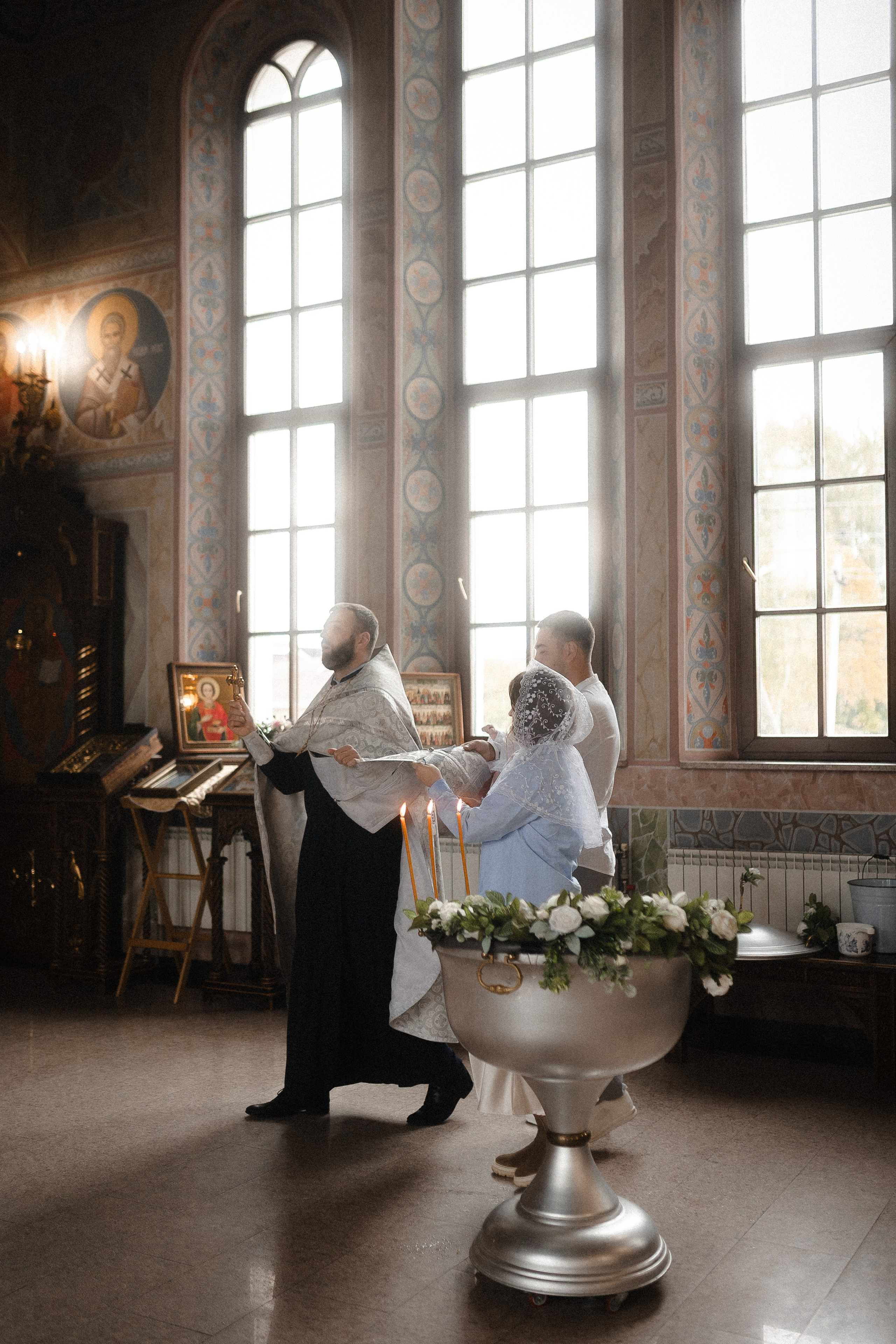 Таинство крещения Матфея. Семейный фотограф в Нижнем Новгороде Доронина Юлия