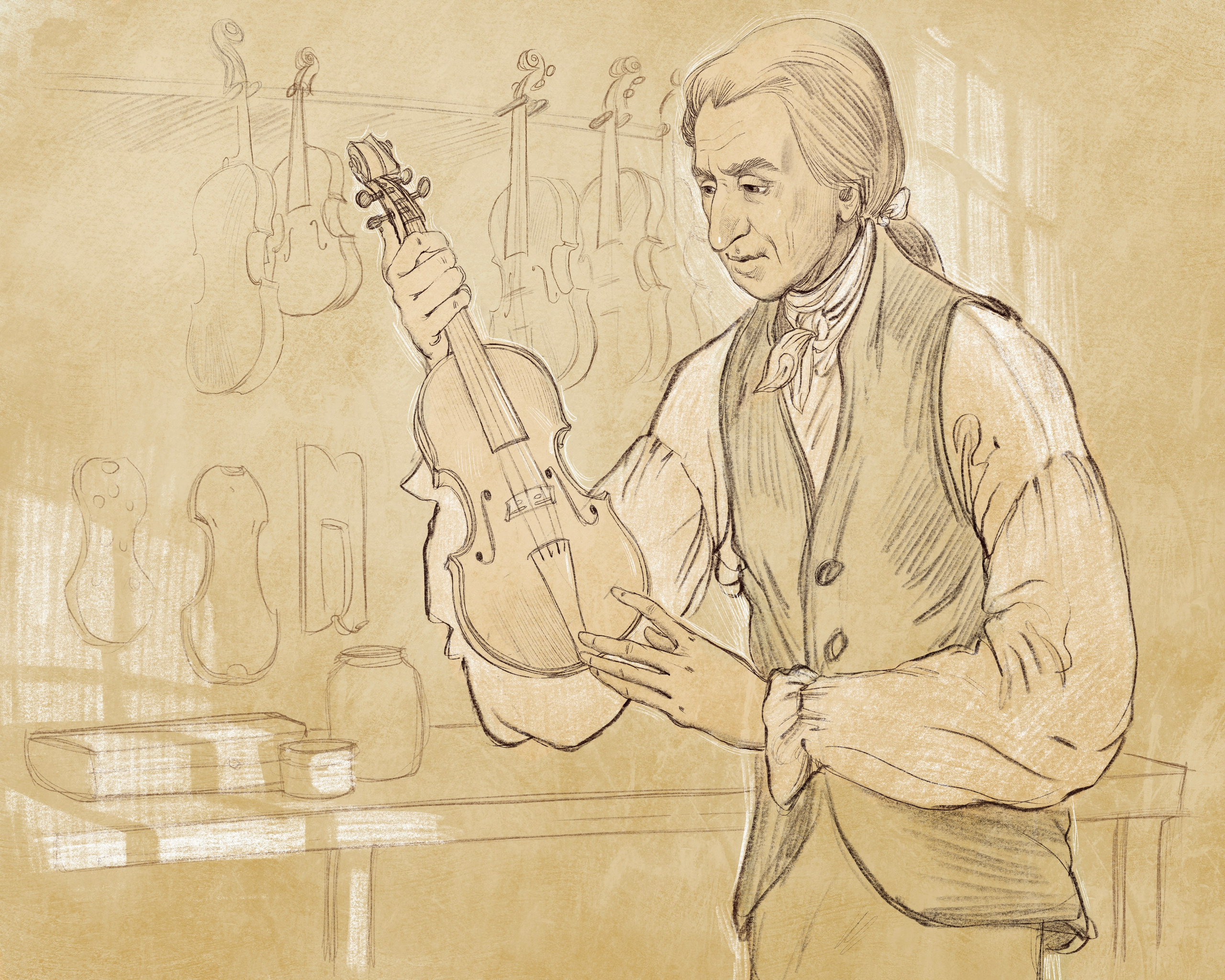 Паганини. Художник Анна Хопта