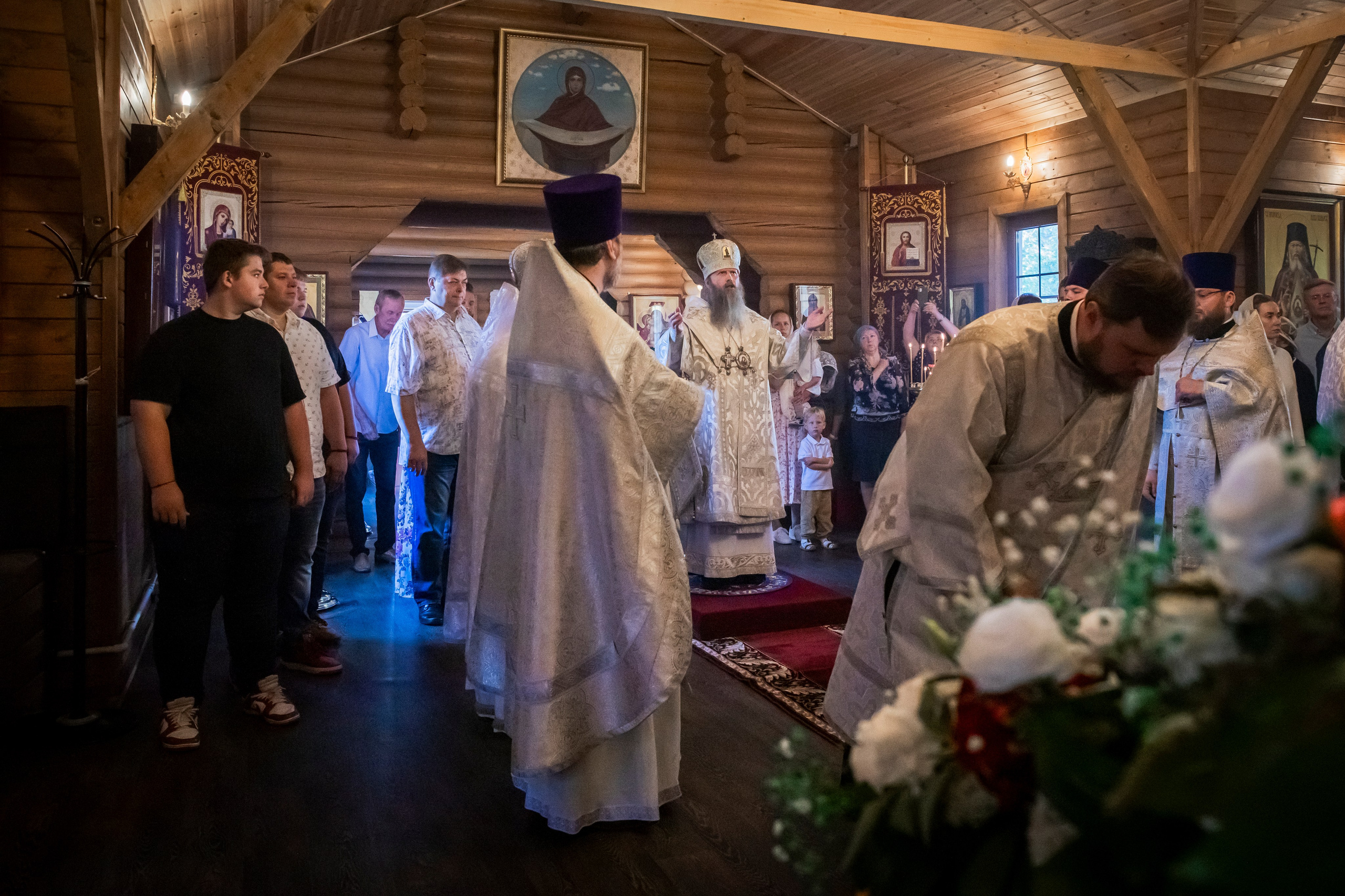 Епископ Силуан Павло-Посадский служба в храме св.Николая 25.08.2024. Арт- фотограф Москва