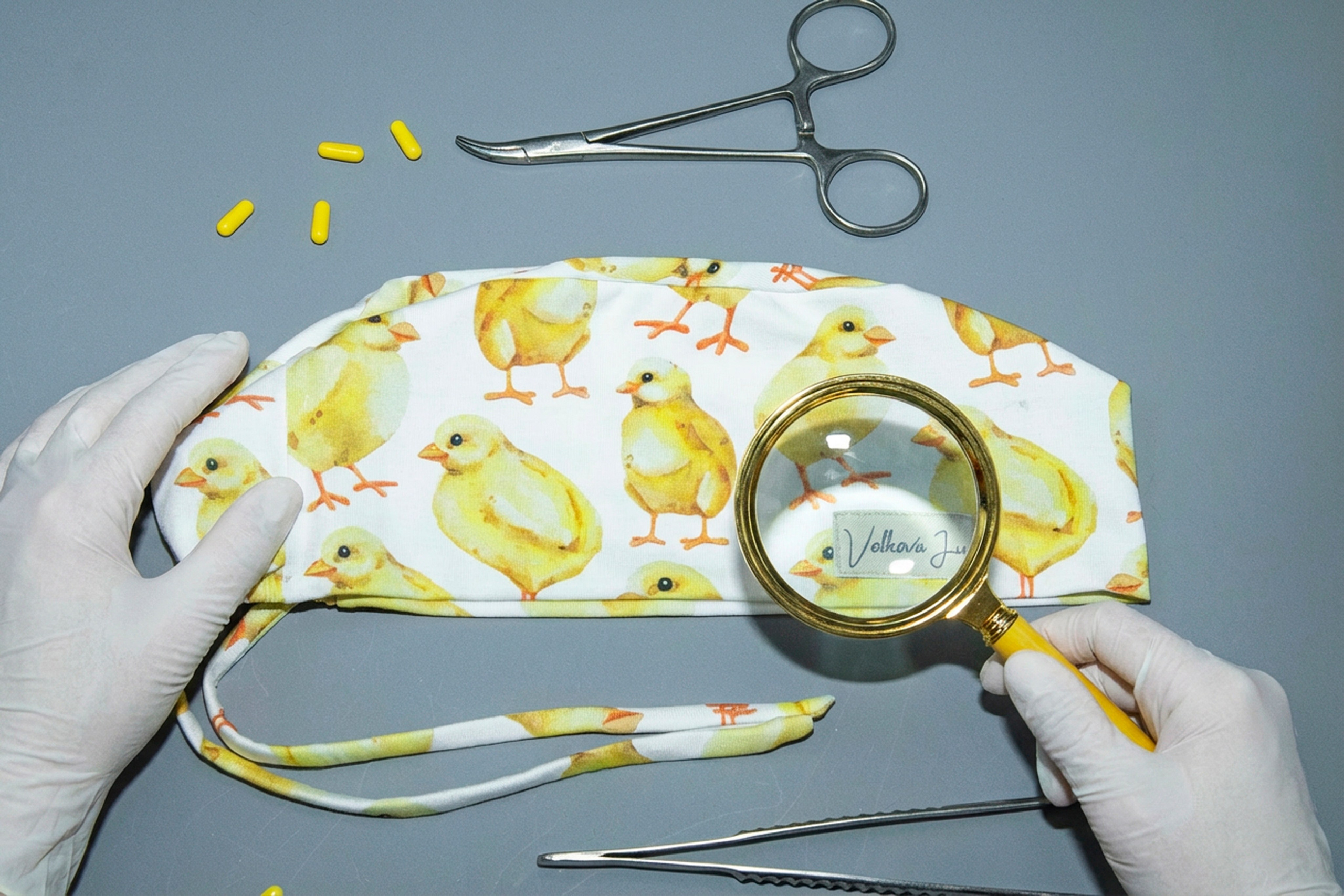 Авторские медицинские шапочки. Фотографы в Тюмени Андрей и Лидия Войвод