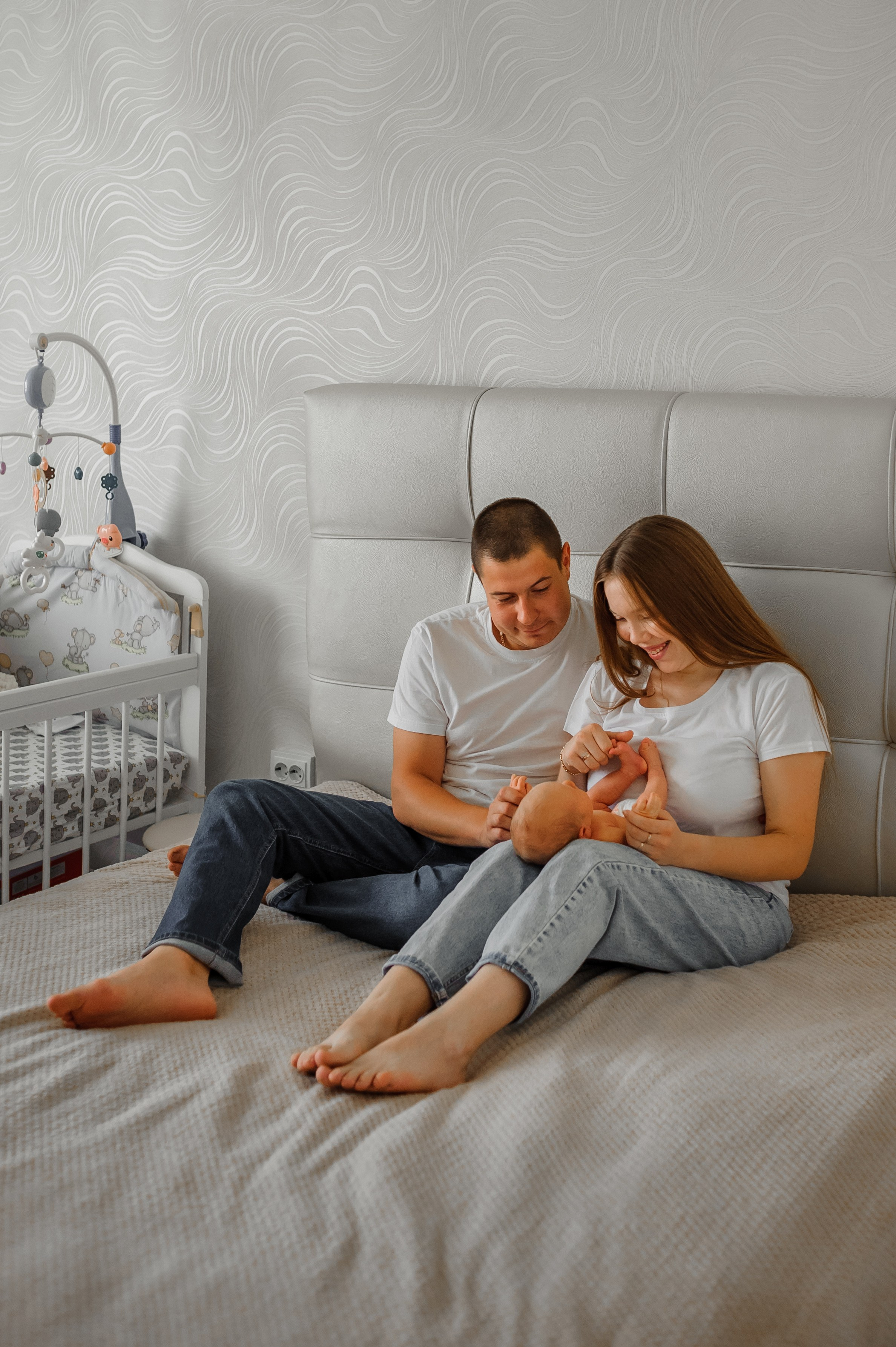 Lifestyle newborn. Фотограф новорождённых в Рязани, фотосъемка выписки из роддома, крещен
