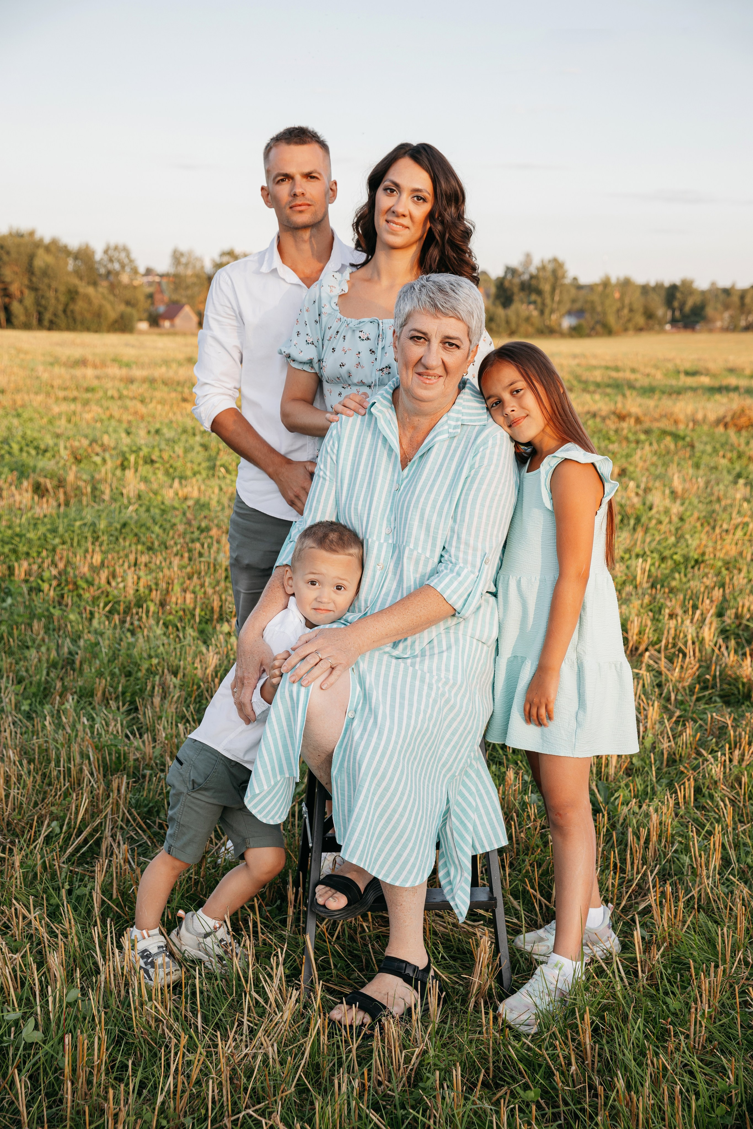 Семейная закатная съемка. Фотограф в Твери Лагодная Яна