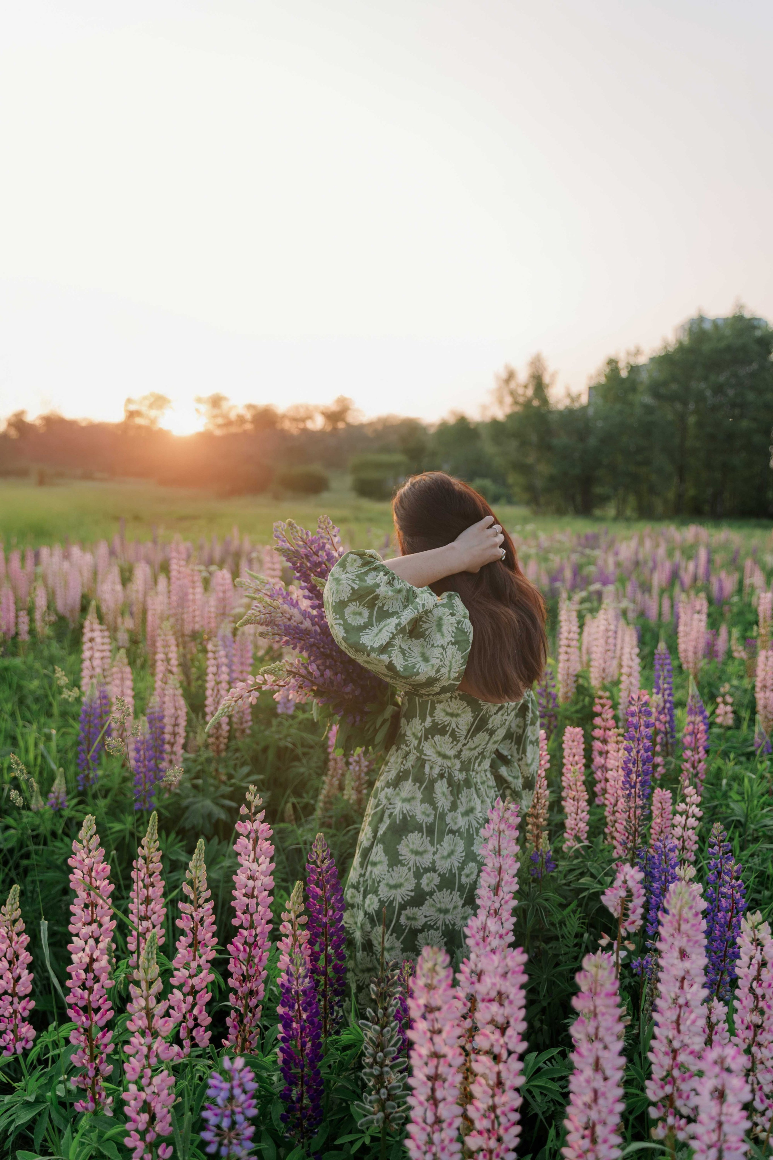 Наташа и люпины. Фотограф и видеограф в Москве и Абу Даби Мария Кулагина
