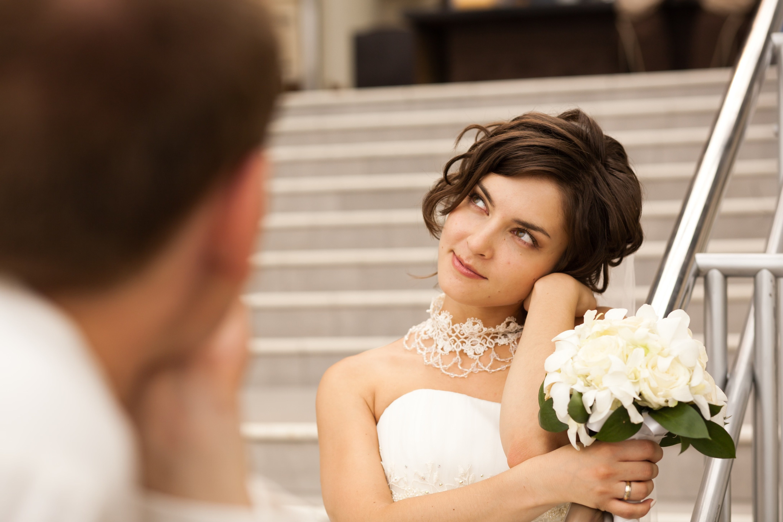 Свадебная съемка в тумане. Фотографы в Москве Светлана Устинова и Сергей Грачев