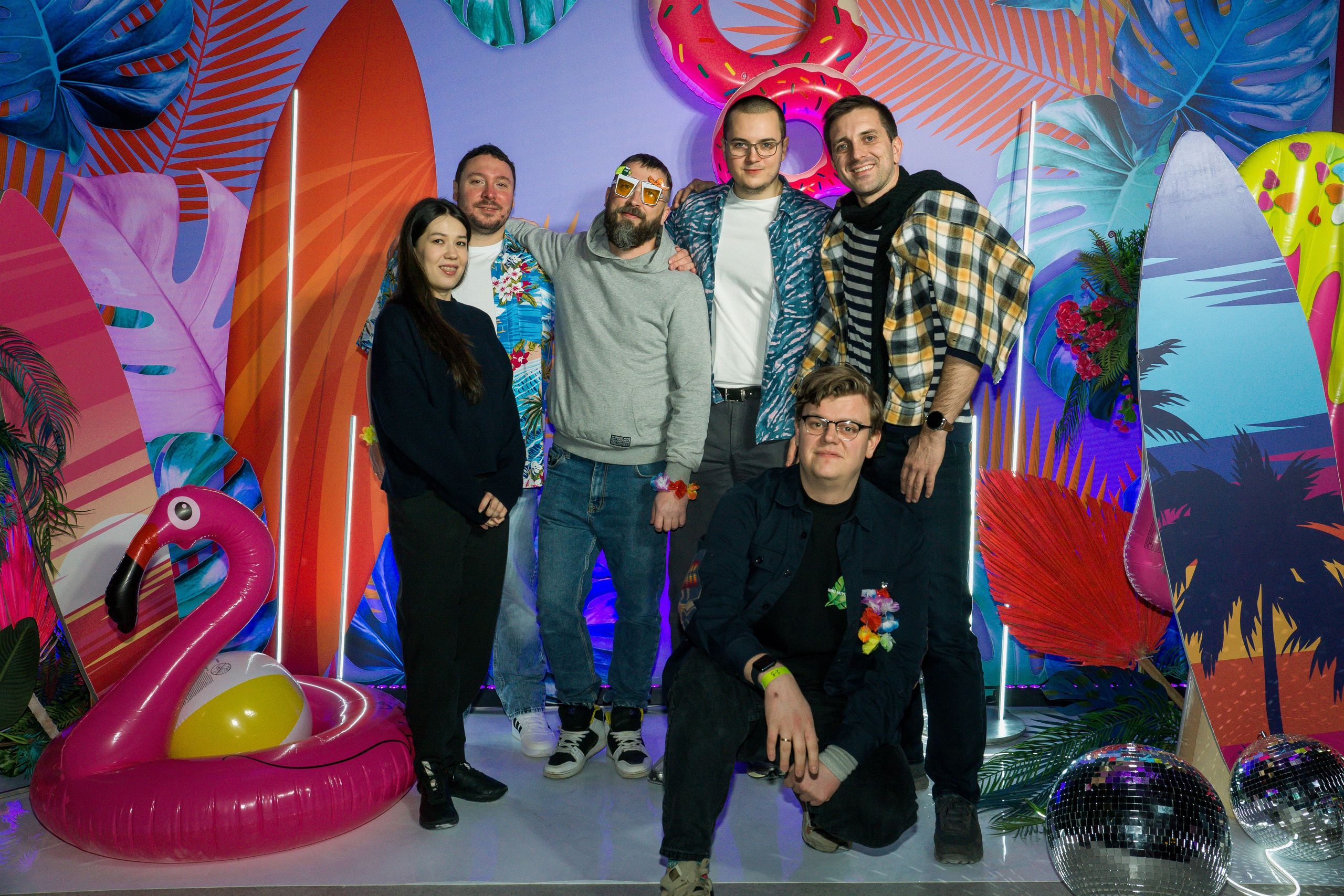 МТС корпоратив Гавайская вечеринка. Фотограф