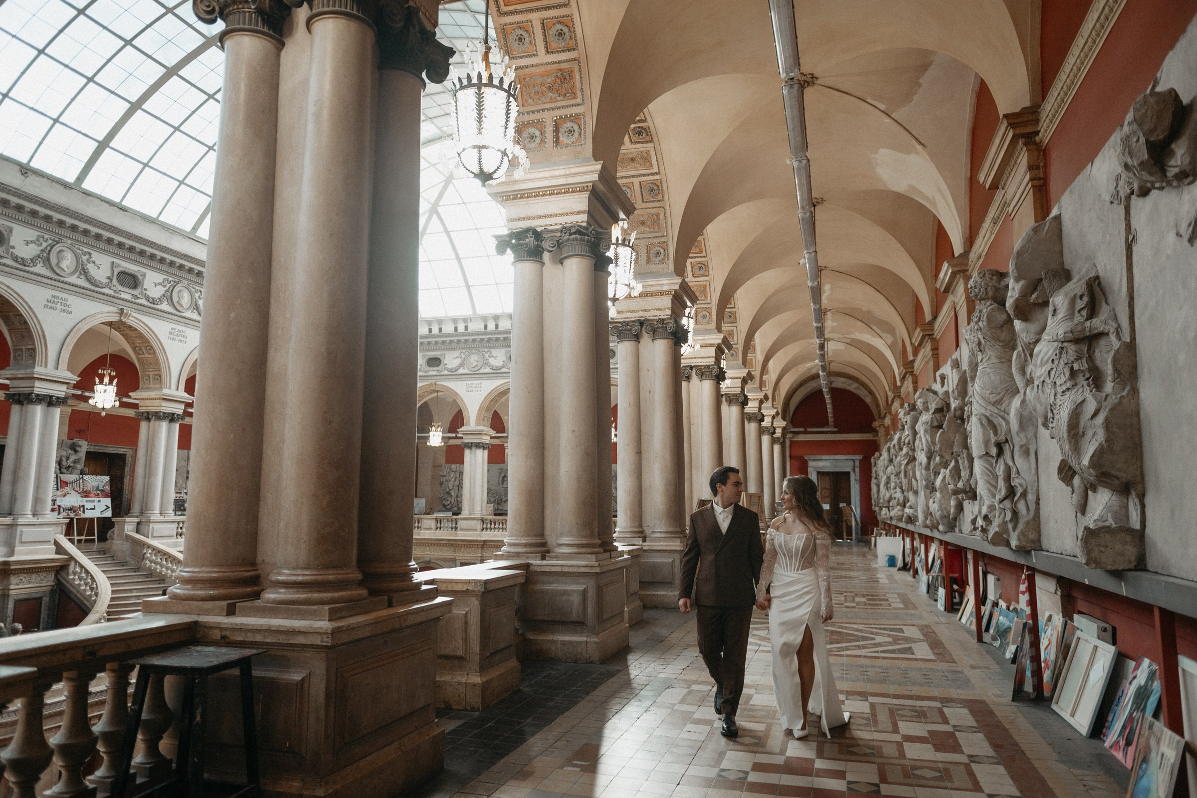 свадебная фотосессия в Академии Штиглица