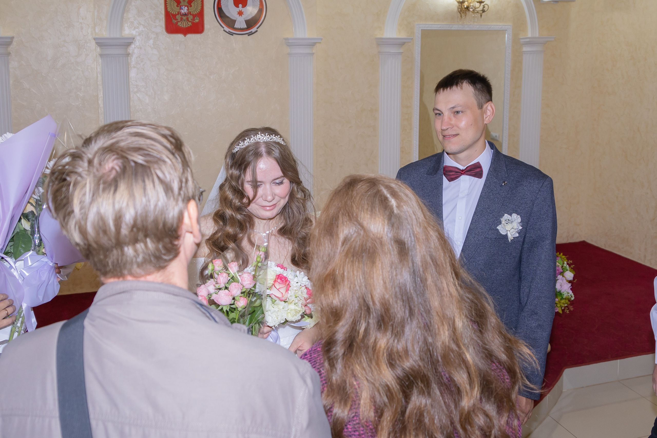 Свадебная съемка регистрации в ЗАГСе г. Можга
