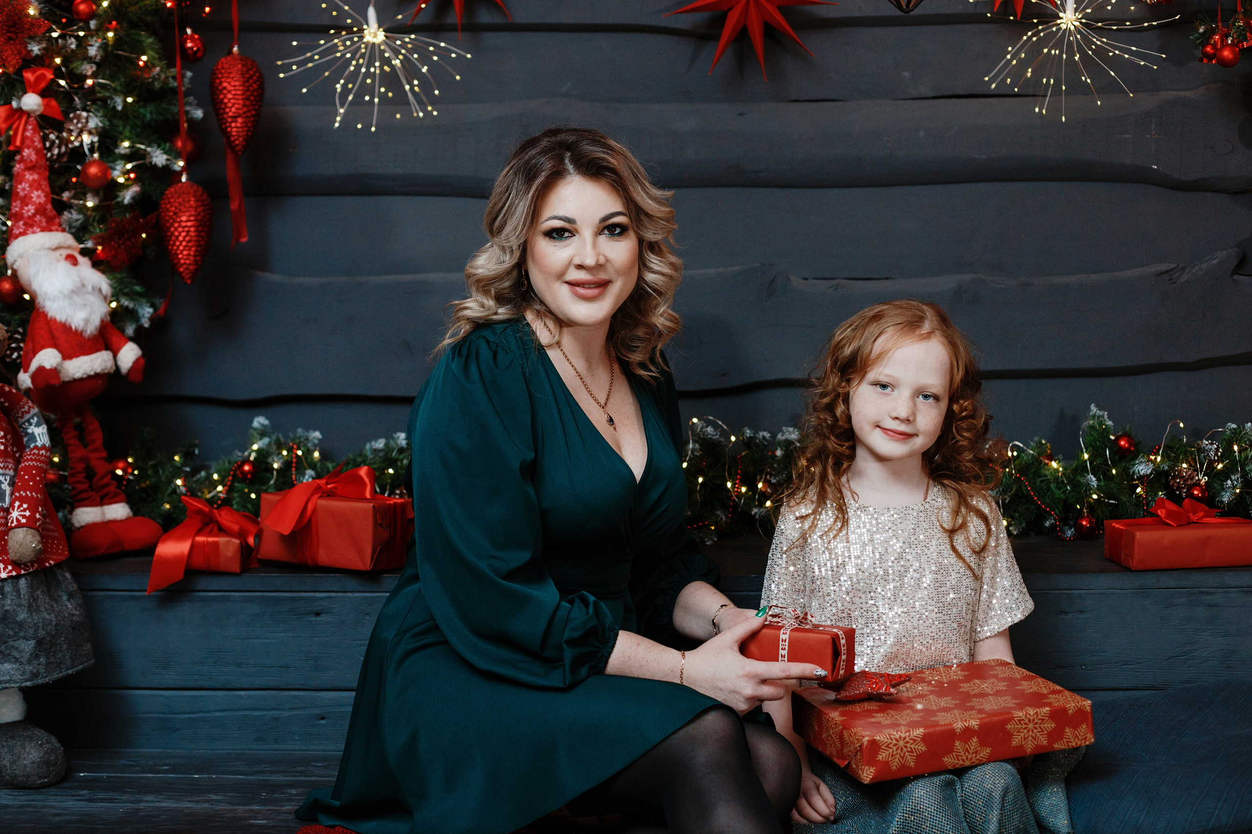 Новогодняя фотосессия в студии. Выпускные альбомы Искитим, Бердск и Новосибирск Крюкова Елена