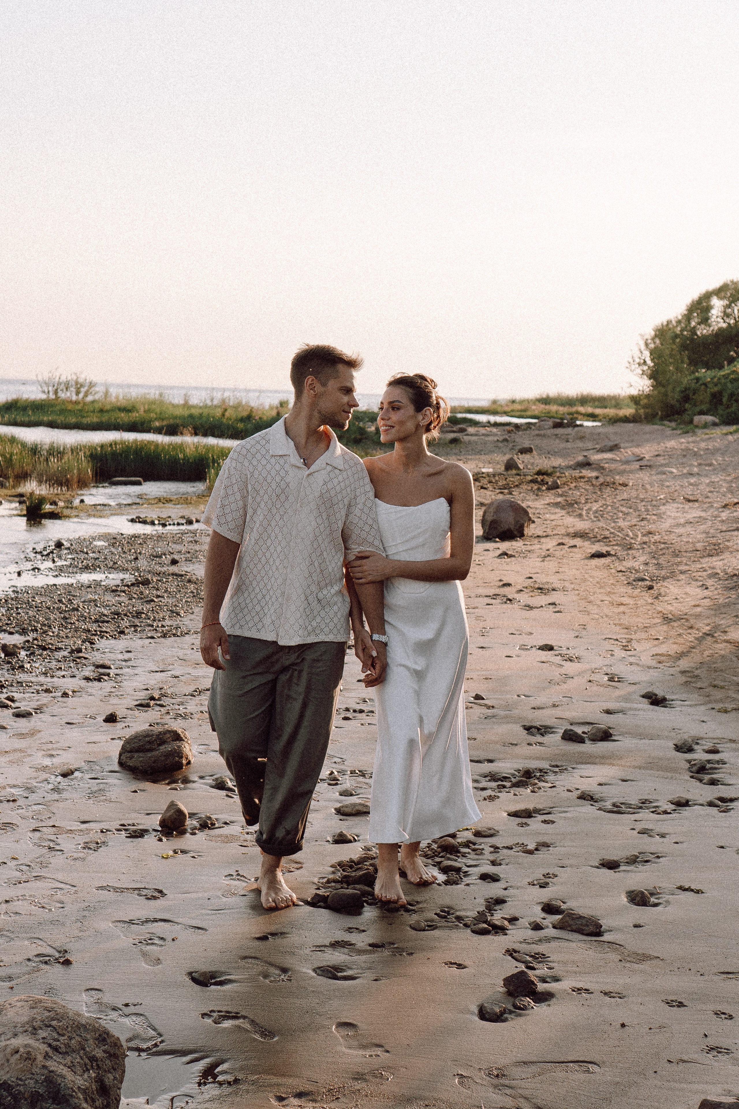 СВАДЕБНАЯ ФОТОСЕССИЯ ВЫЕЗДНОЙ ЦЕРЕМОНИИ (ФИНСКИЙ ЗАЛИВ). Профессиональный фотограф, Санкт-Петербург — Виктория Богомолова