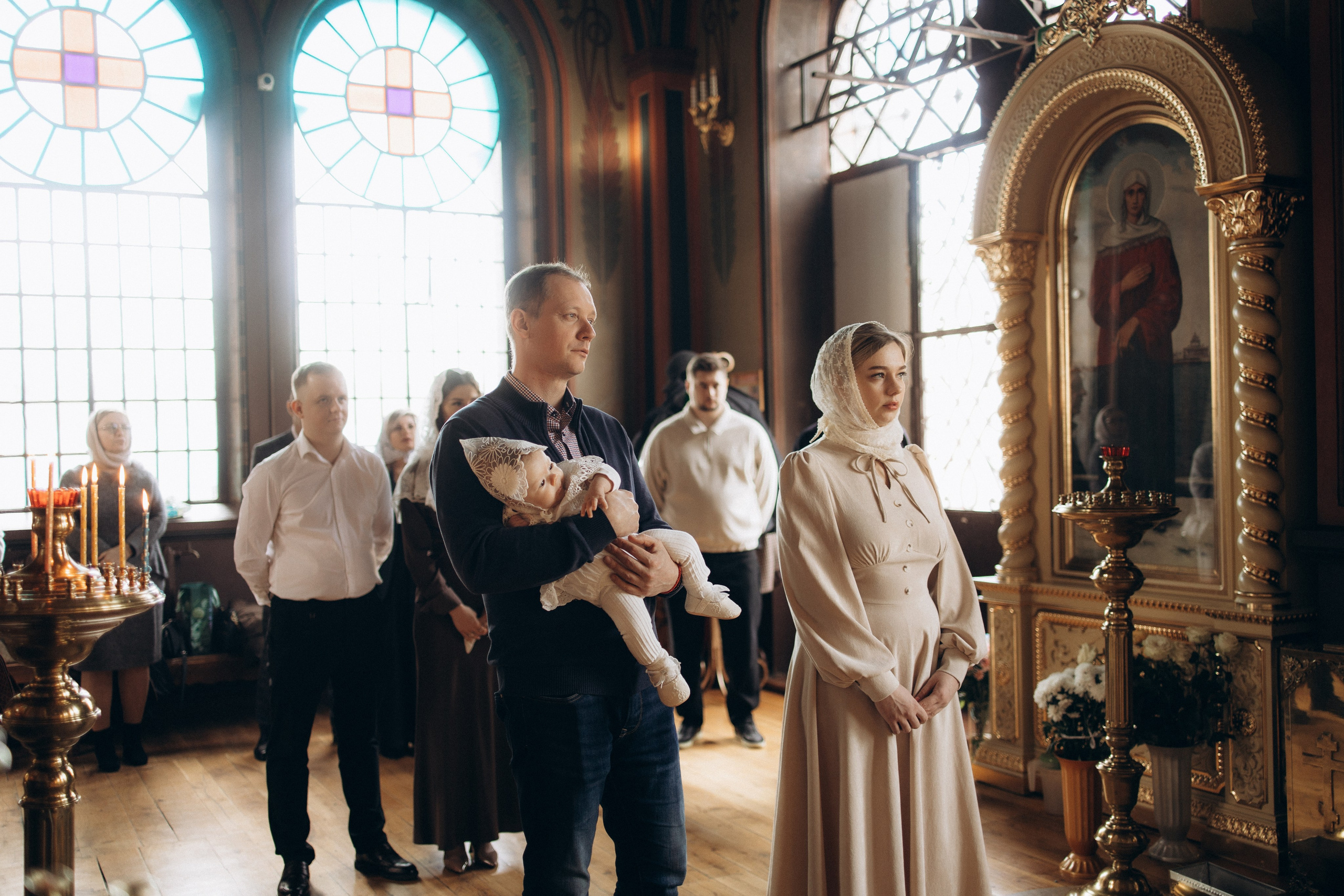 Крещение Аврелии. Самый теплый фотограф в Краснодаре Рябоконь Ксения