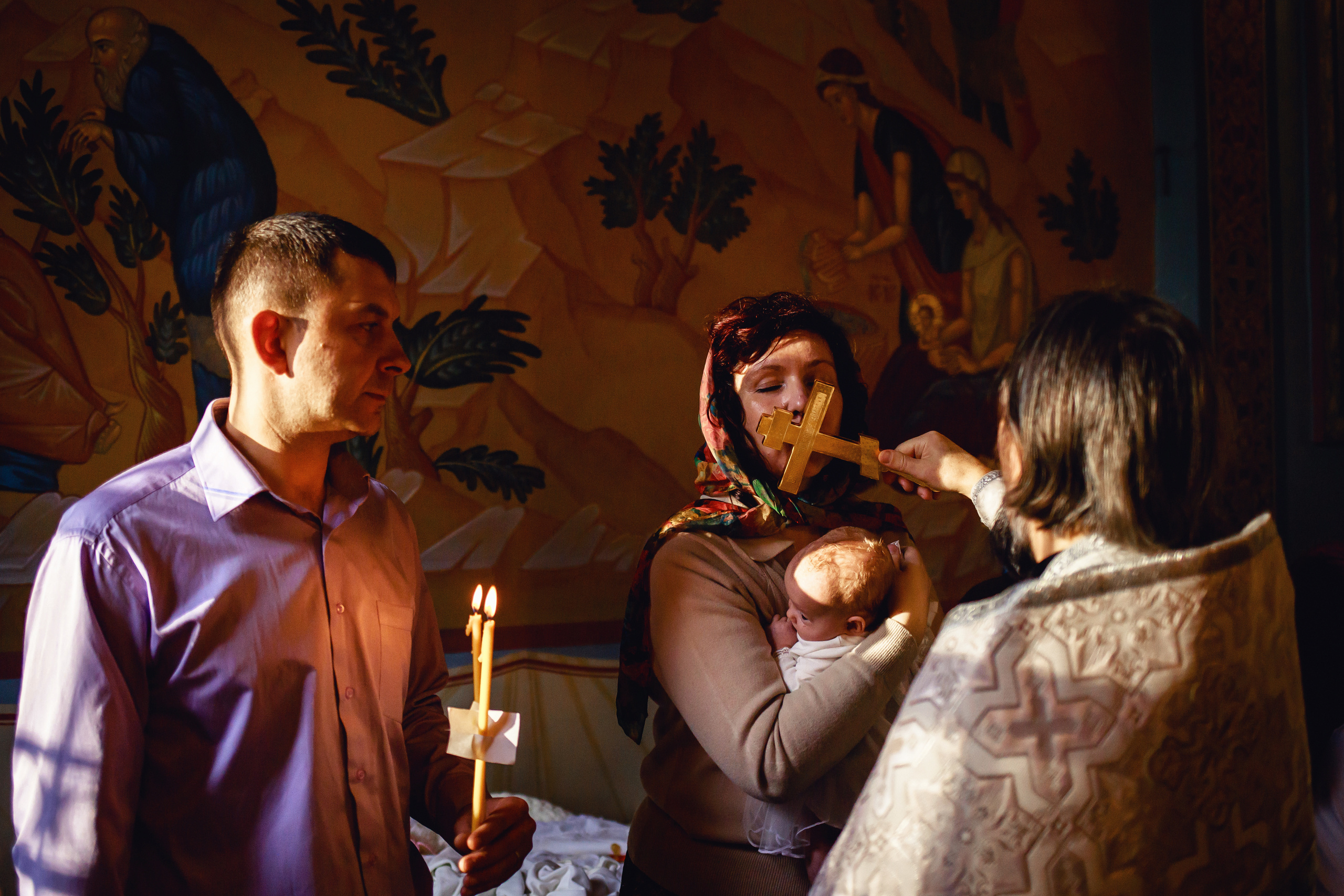 Крестины Виктории и Вероники. Детский и семейный фотограф в Москве Алёна Шестунова