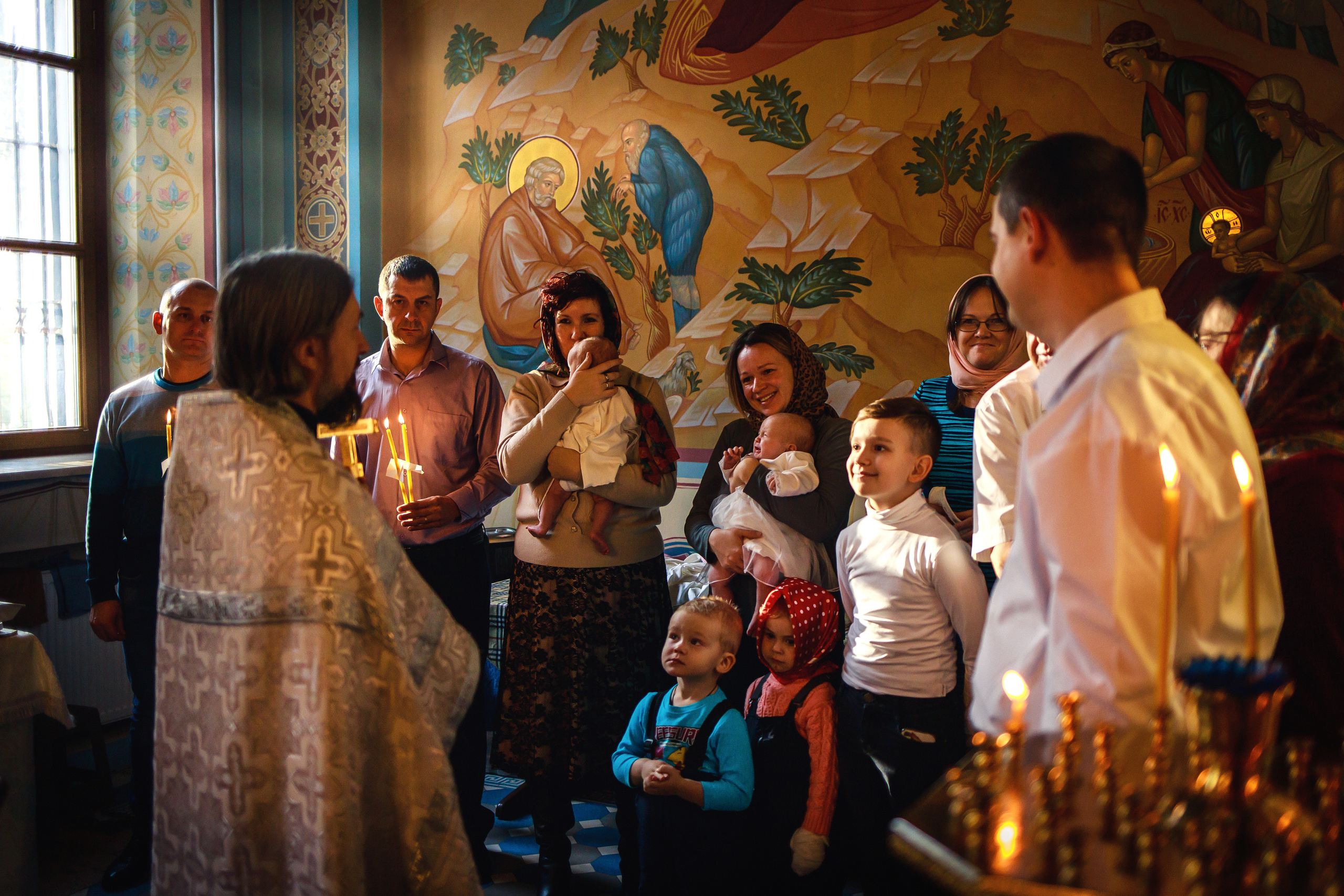 Крестины Виктории и Вероники. Детский и семейный фотограф в Москве Алёна Шестунова