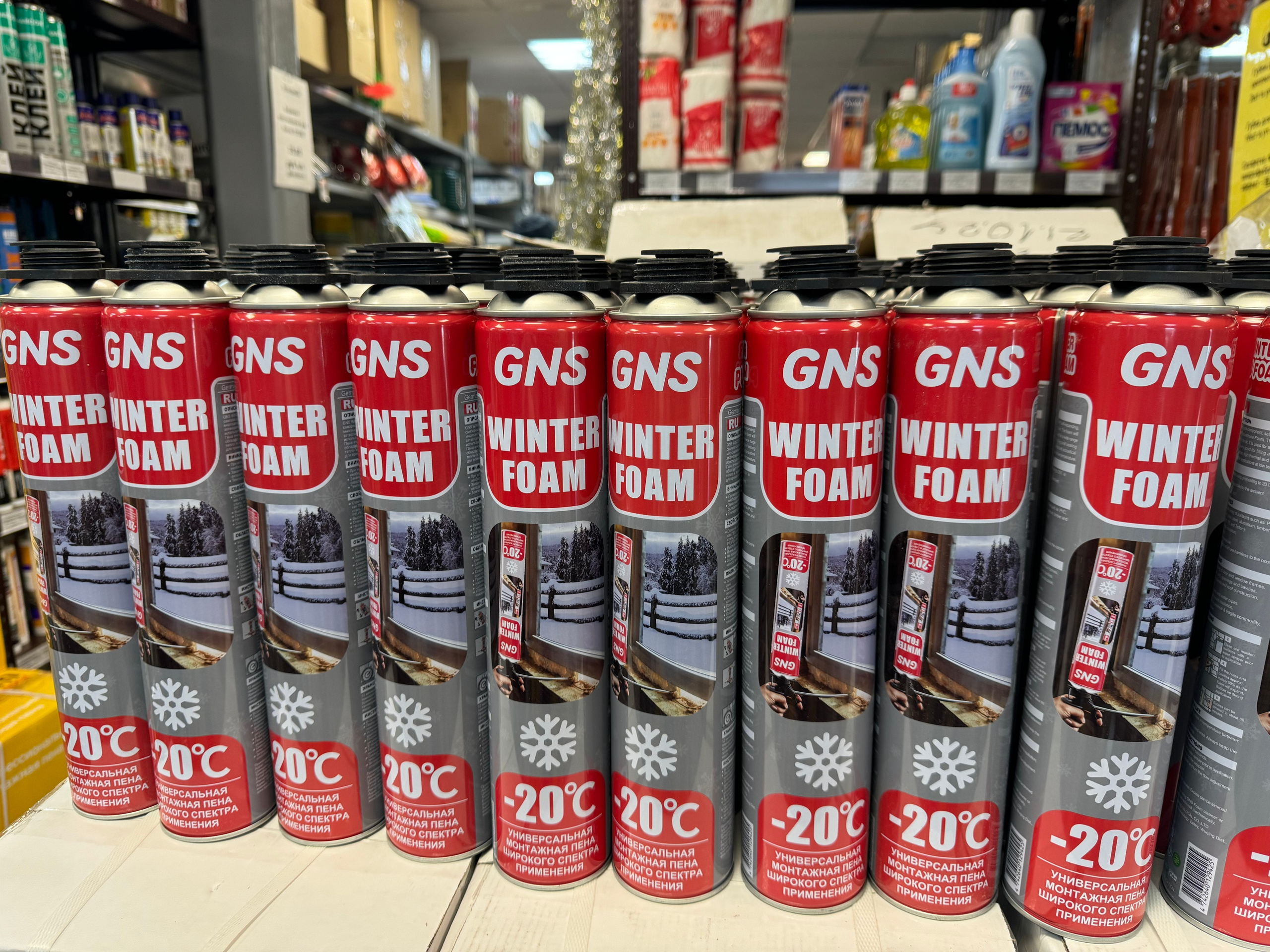 Монтажная пена под пистолет — 280 руб. Строительный магазин низких цен Экономкин