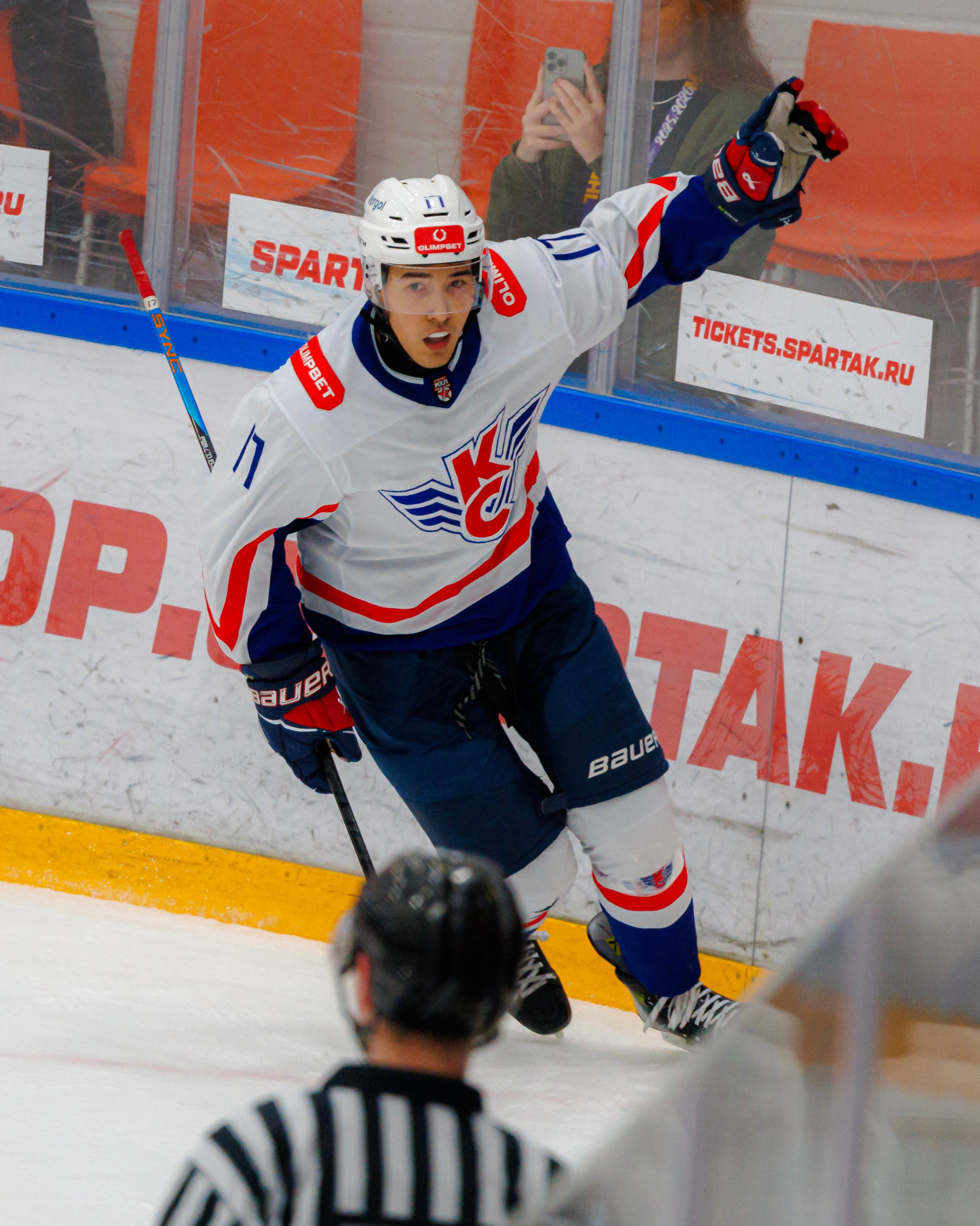 МАТЧ МХЛ. МХК СПАРТАК МАХ — ХК КРЫЛЬЯ СОВЕТОВ. Artem Zenin Photography