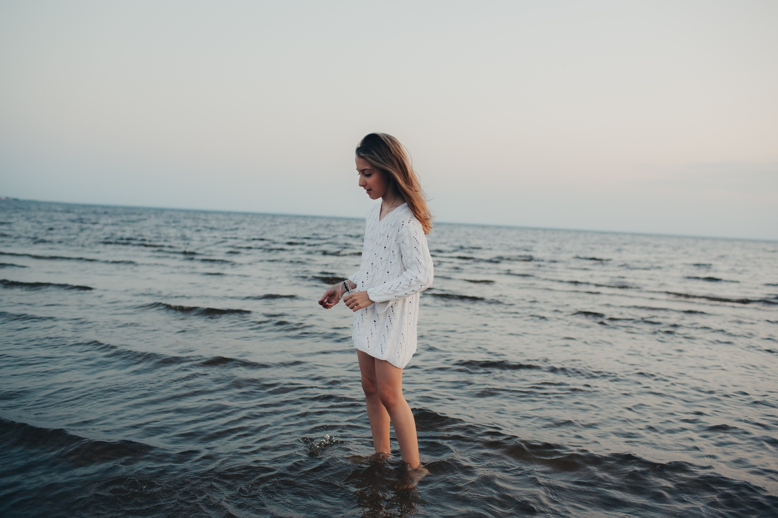 Детская фотосессия на море. Фотограф Евгения Мальцева, Архангельск