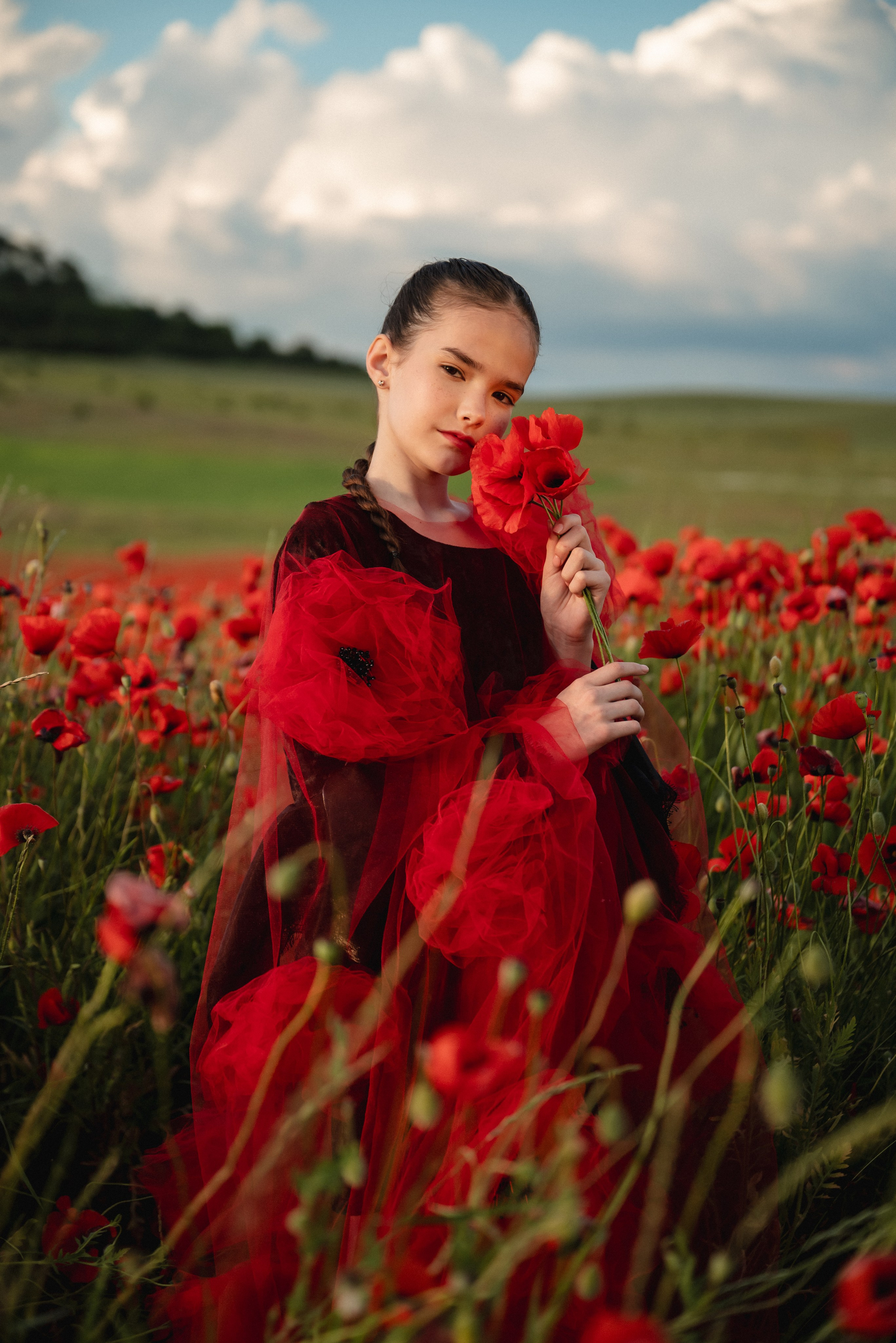 Девочка в алом море. Съёмки для брендов в Крыму / Стилист / Продюсер / Женя Мамай