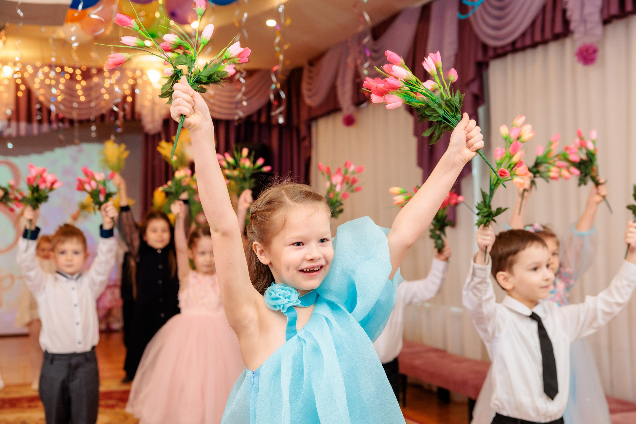 Фотосъёмка выпускного утренника в детском саду. Выпускные альбомы в Москве фотограф Алина Пащук