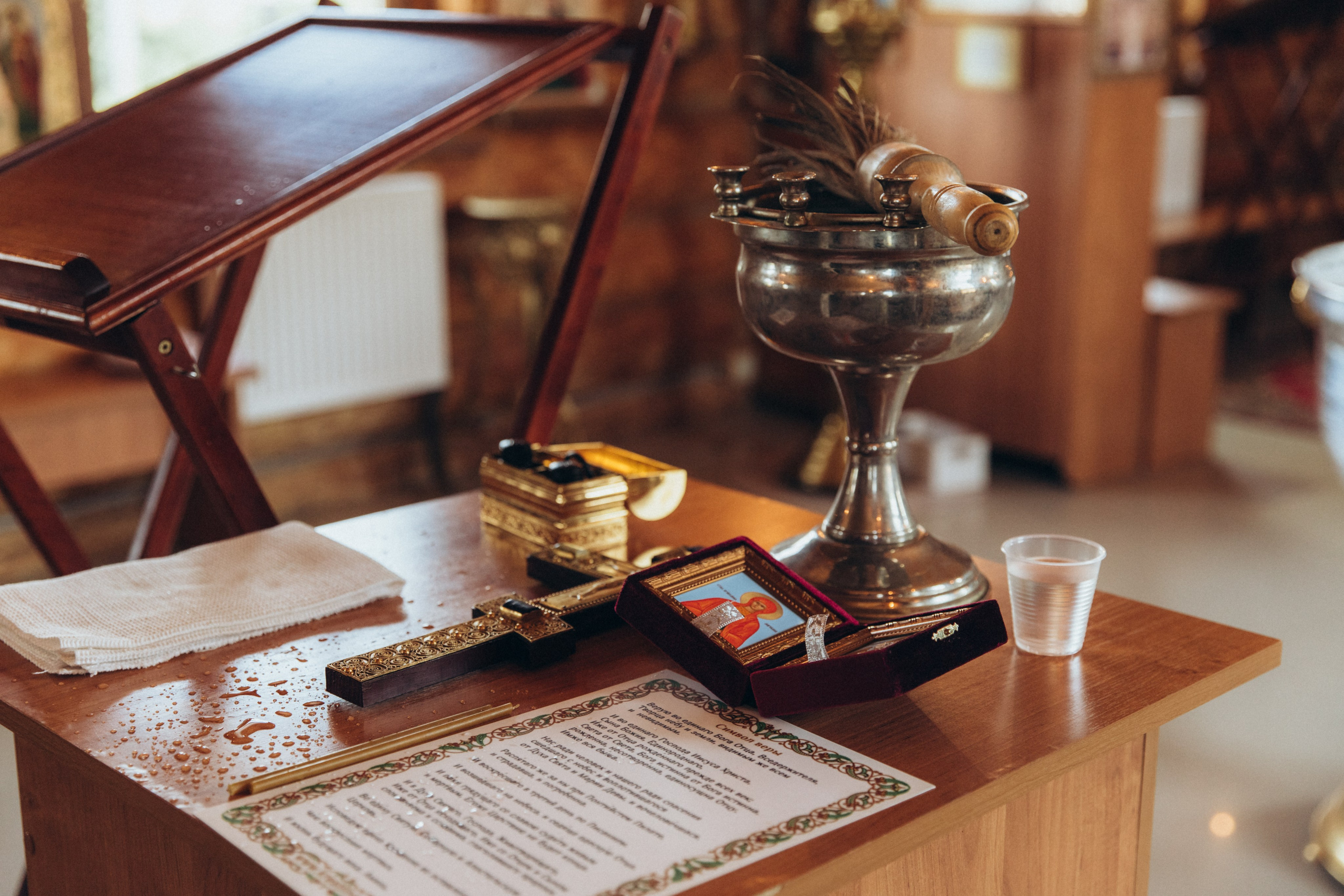 Крещение Марьяны. Фотограф на крещение в Рязани. Семейный фотограф