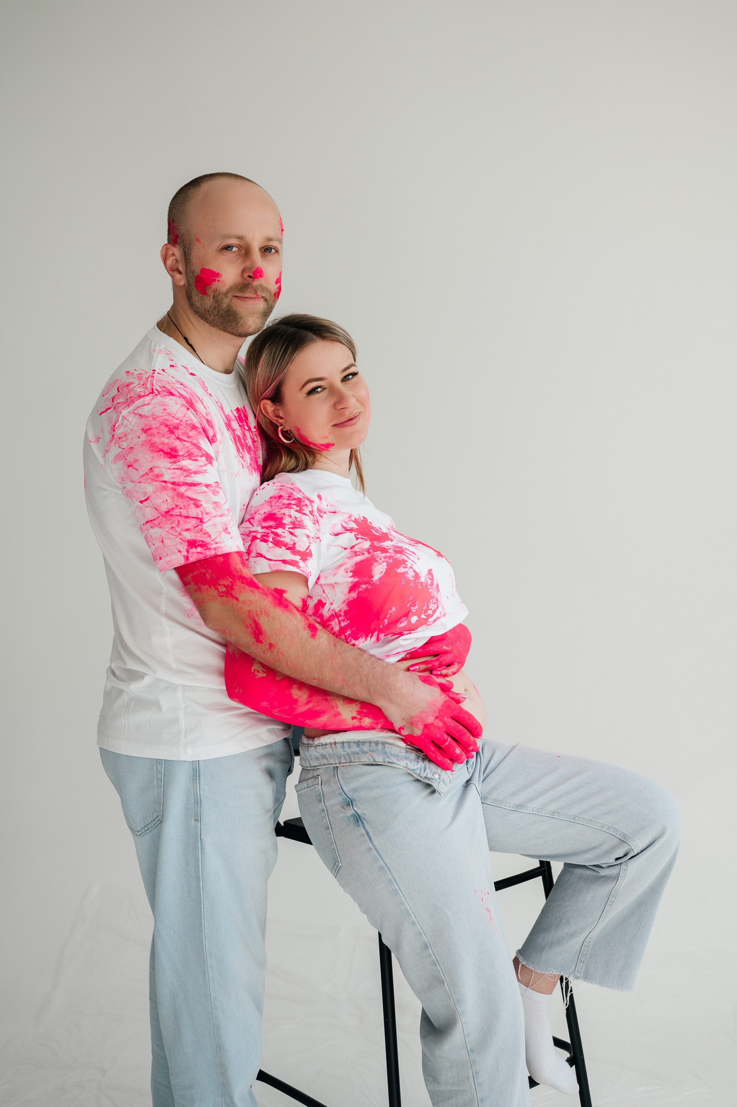 Гендер пати с красками. Свадебный и семейный фотограф в Краснодаре Алина Мельник