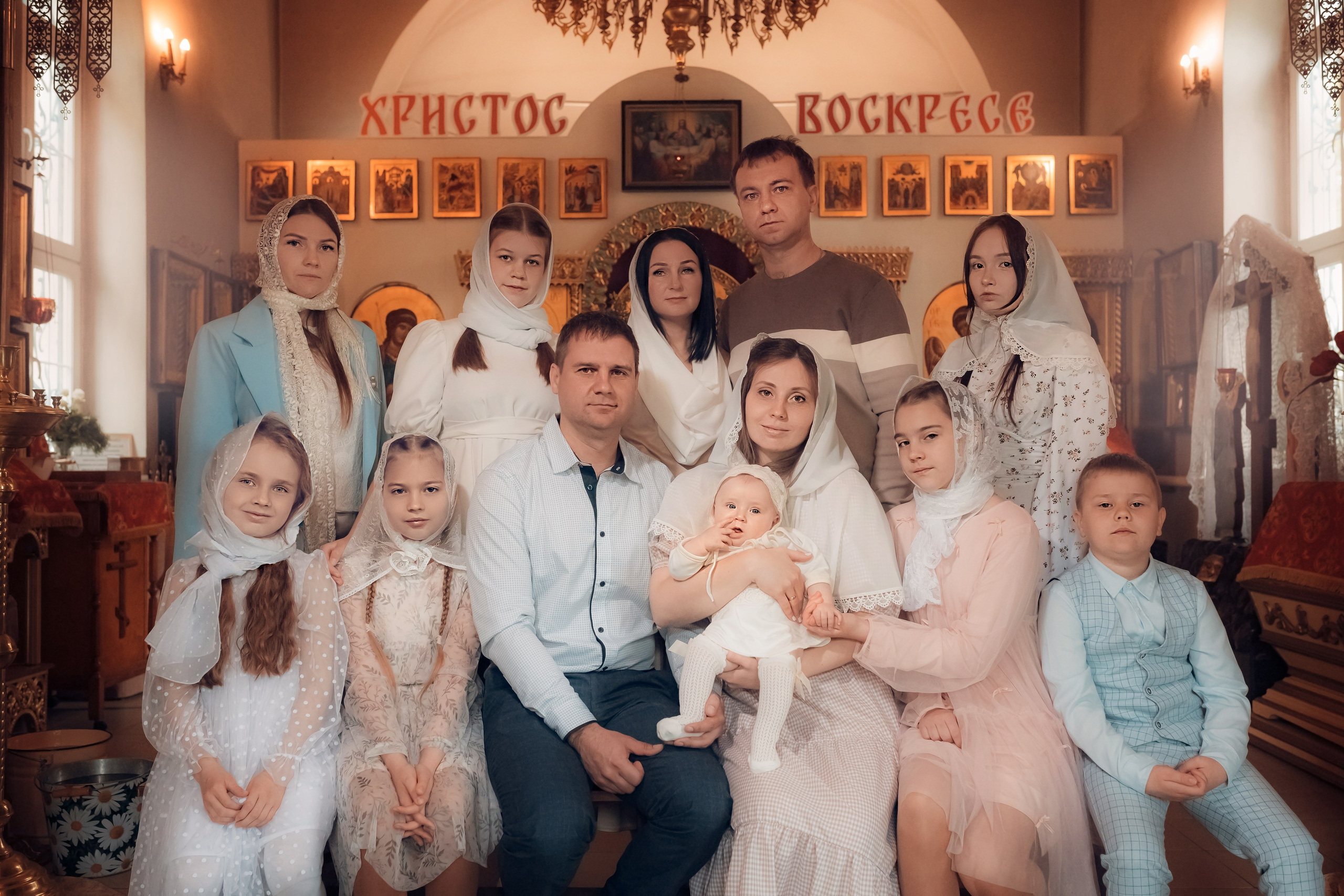 Таинство Крещения Василисы. Съемка Таинств Крещения Венчания, детские и семейные съемки в Пензе