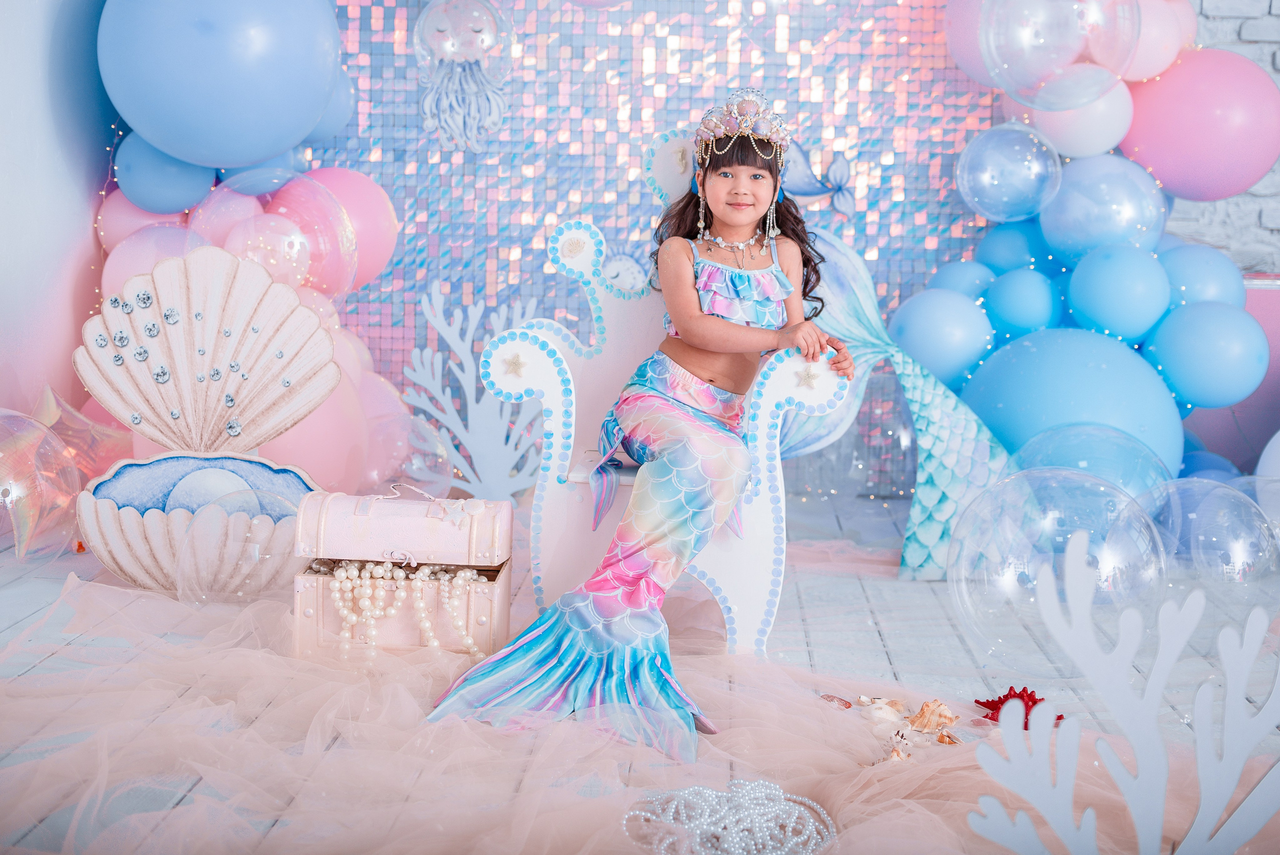 Детский фотопроект «Русалочка» в Сочи. Детский студийный фотограф Сочи