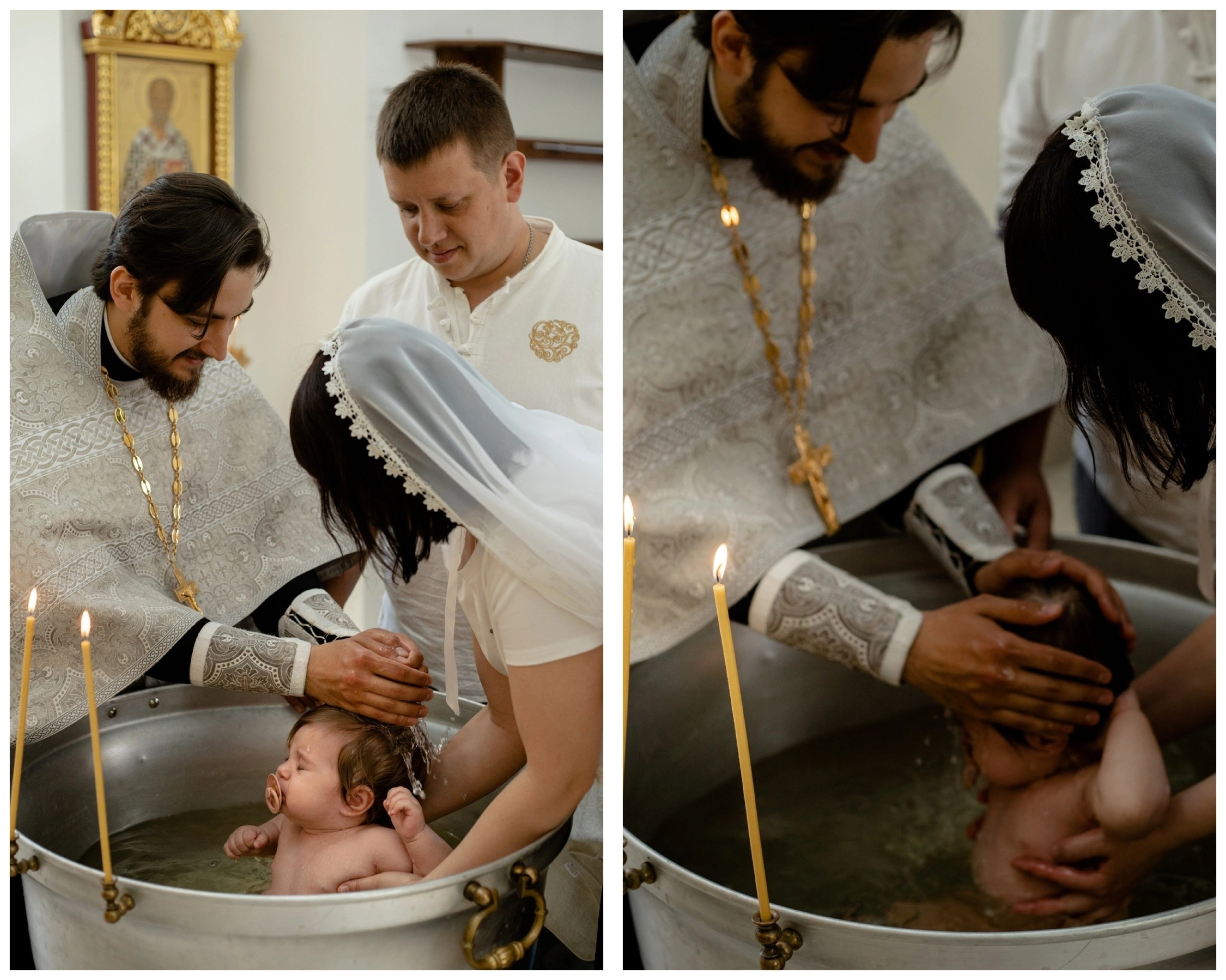 Крещение Аполлинарии 👼. Семейный фотограф в Саратове Элоиза Ляпина