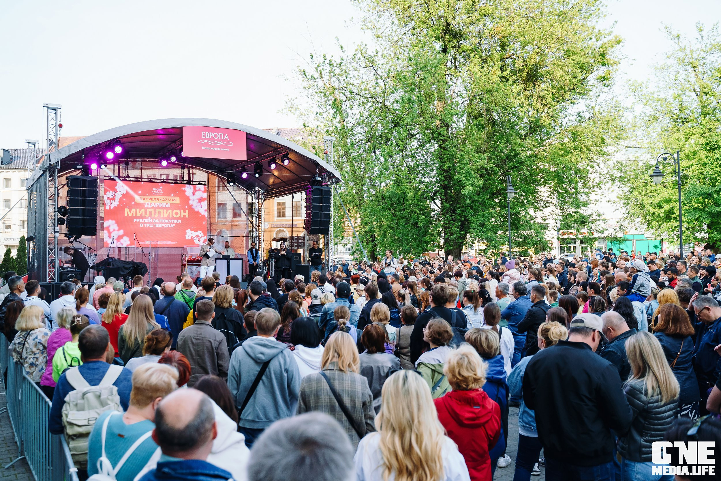 Фоторепортаж с 15-ти летия ТРЦ Европа. One Media Life: фоторепортажи, фотоотчеты с мероприятий и заведений