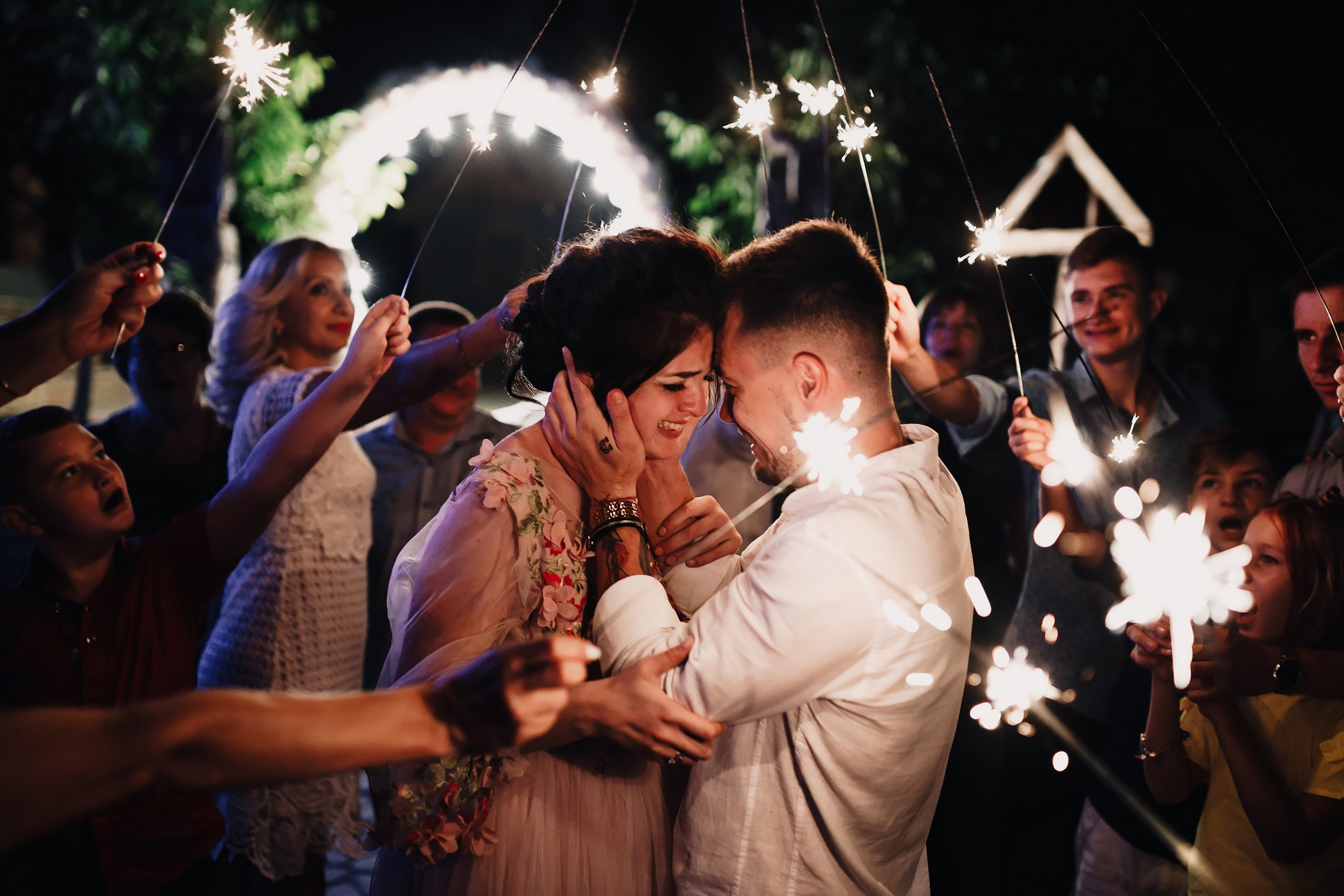 Ночная свадебная фотосессия. Свадебный фотограф Луганск Андрей Кийко Краснодар