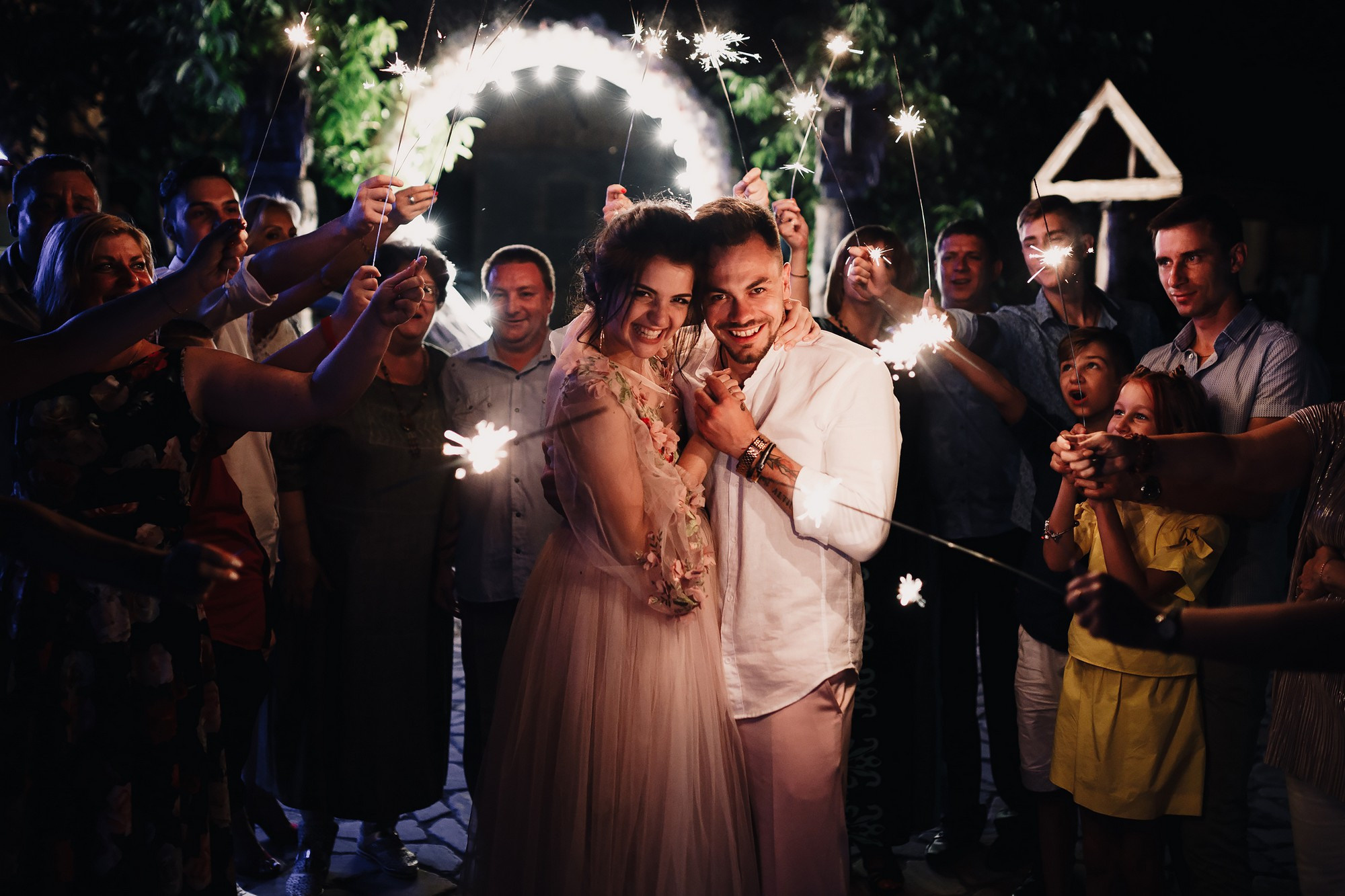 Ночная свадебная фотосессия. Свадебный фотограф Луганск Андрей Кийко Краснодар