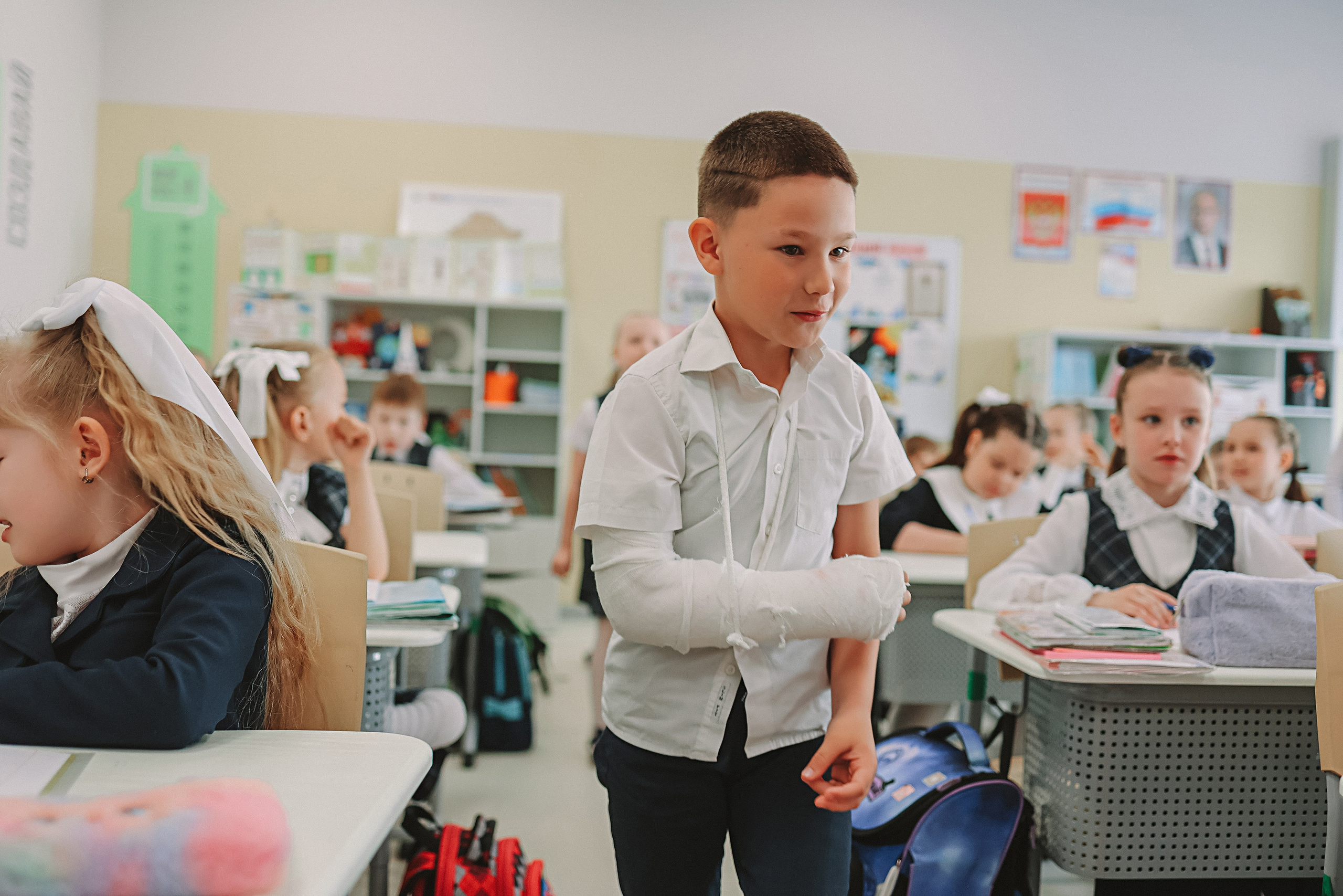 Один день в школе 1 класс. Семейный фотограф Тюмень, фотограф на роды Салмина Мария