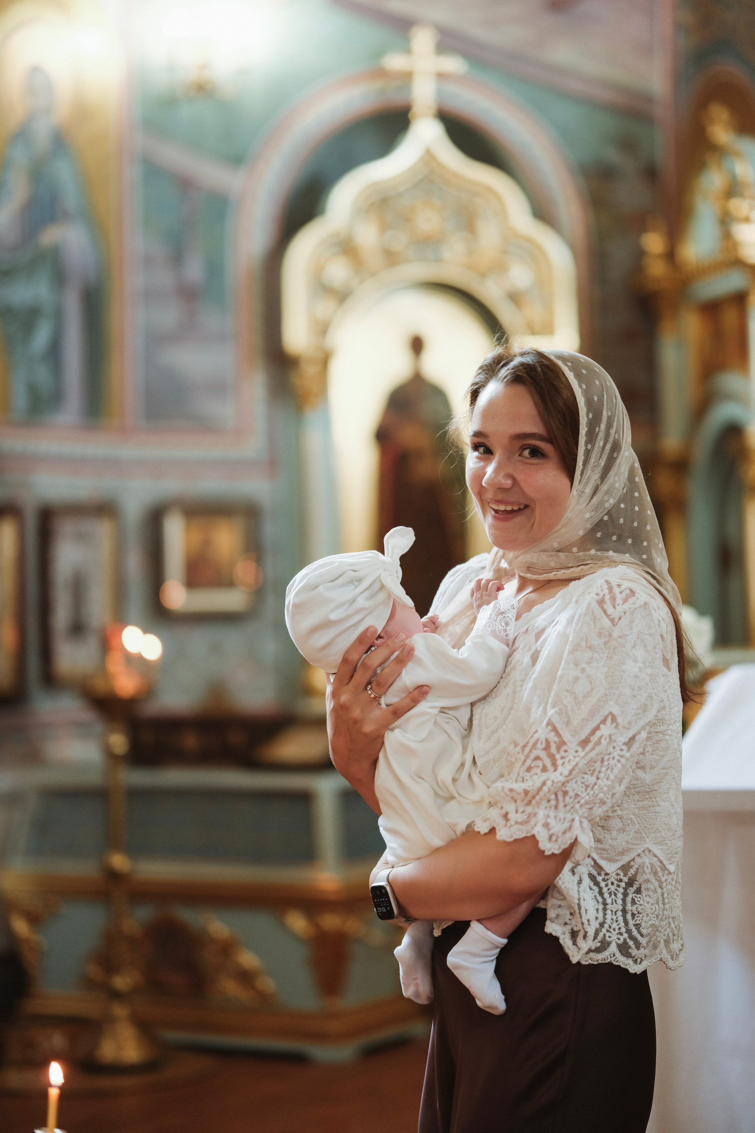 Крещение. Фотограф новорожденных в Брянске Анжелика Прохоренкова