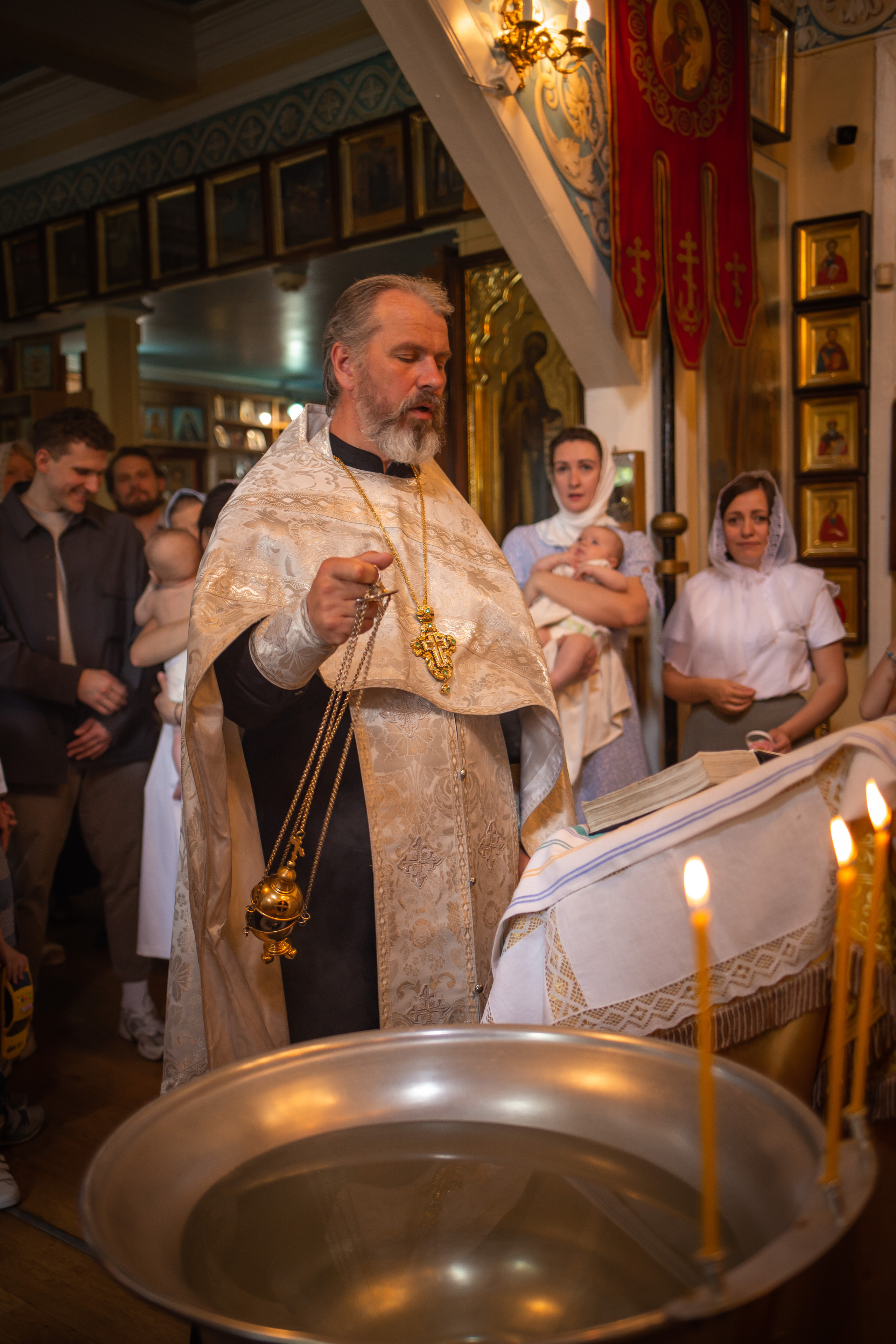 Георгиевский храм. Крещение Есении. Семейный и женский фотограф в Москве Евгения Малина