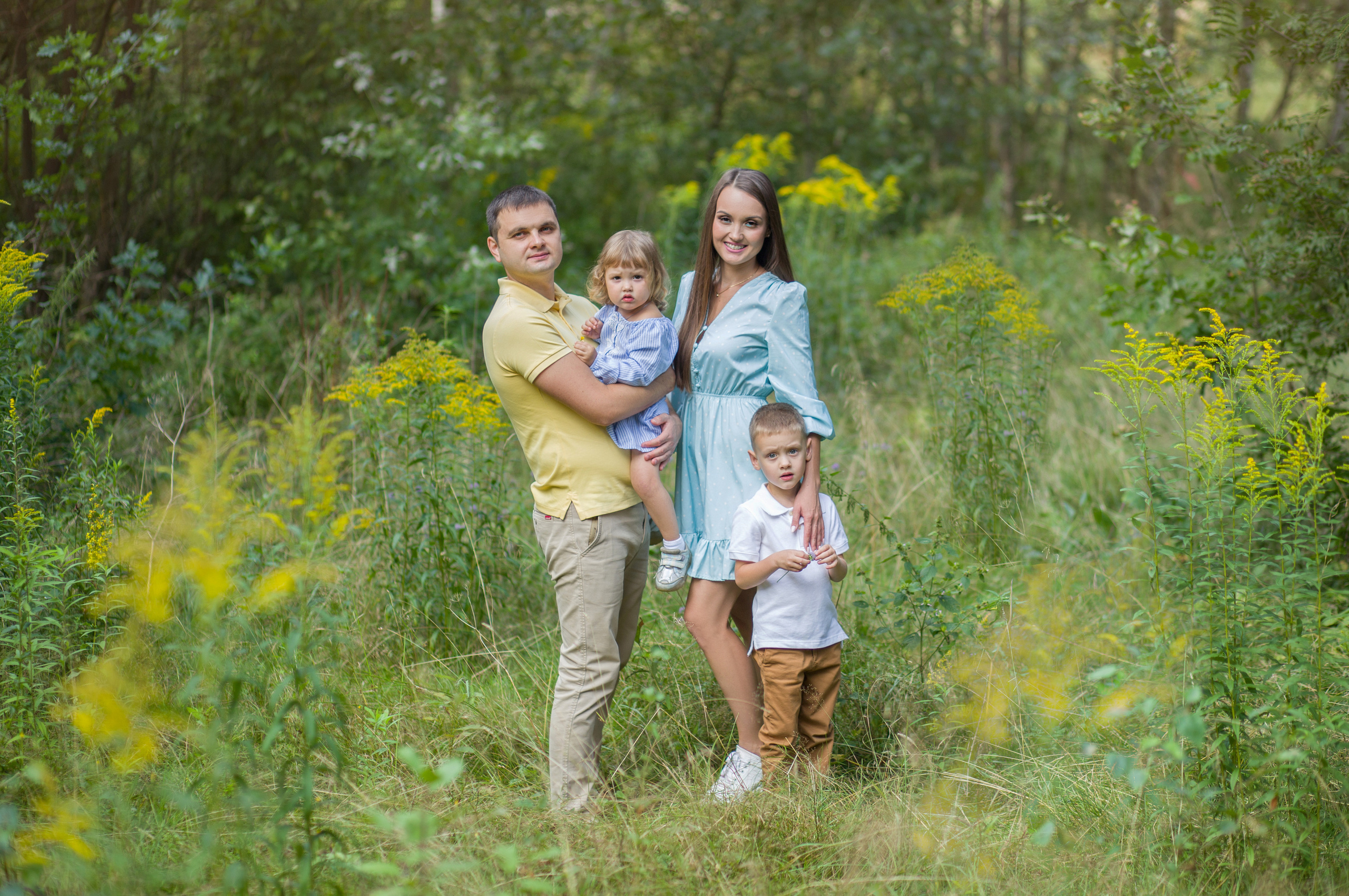 Прогулка в лесу. Семейный и женский фотограф в Москве Евгения Малина