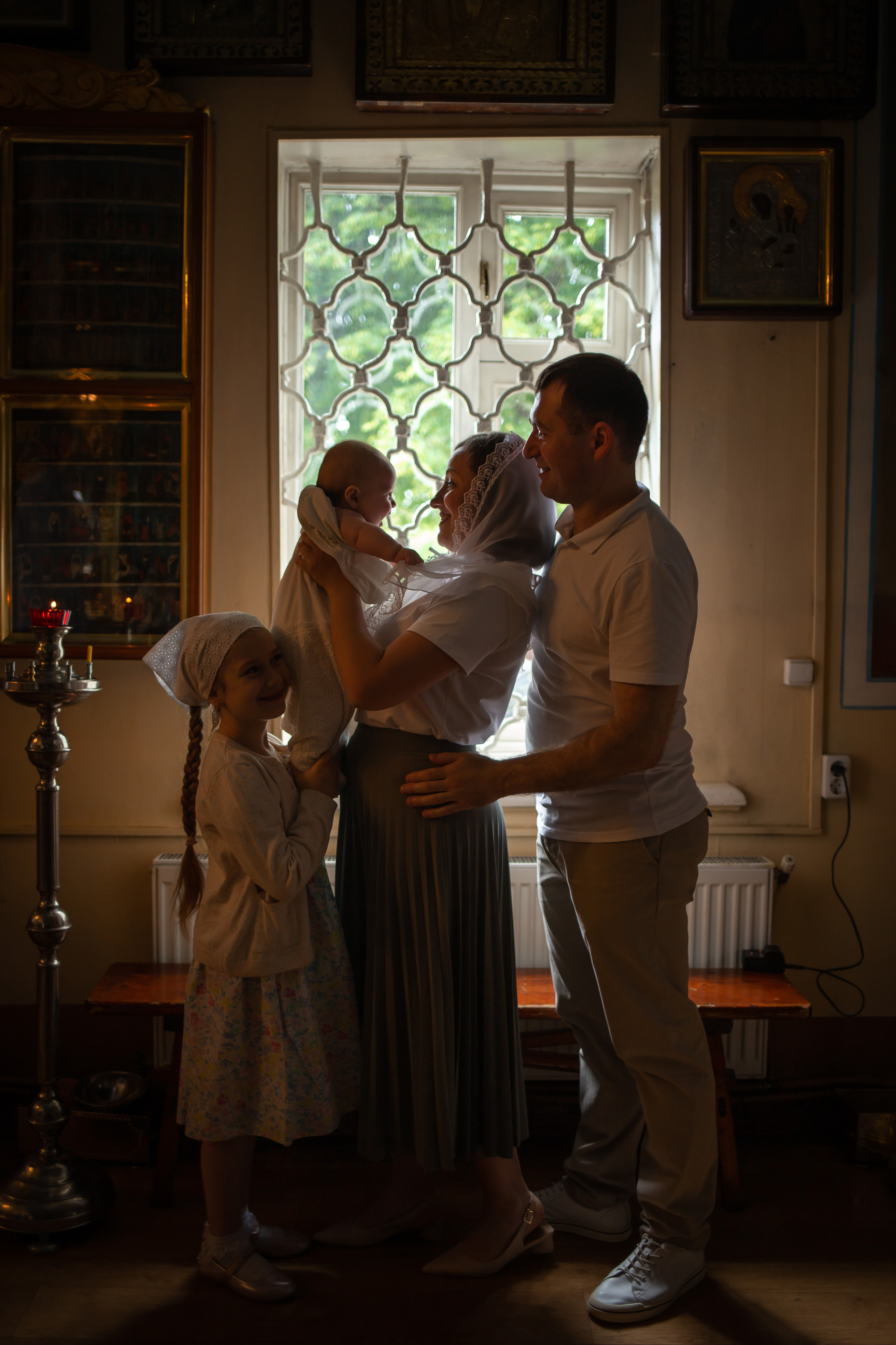 Георгиевский храм. Крещение Есении. Семейный и женский фотограф в Москве Евгения Малина