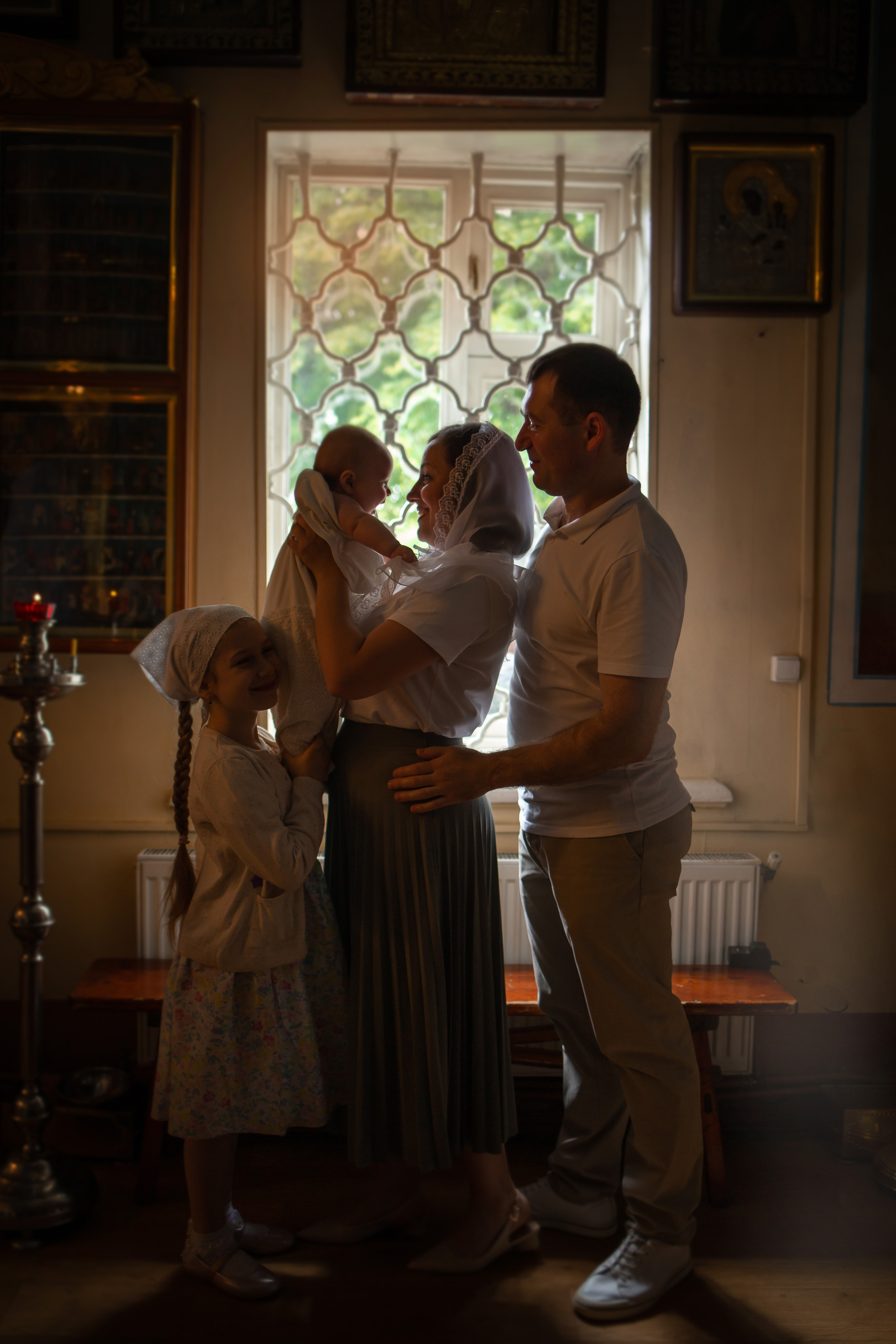 Георгиевский храм. Крещение Есении. Семейный и женский фотограф в Москве Евгения Малина