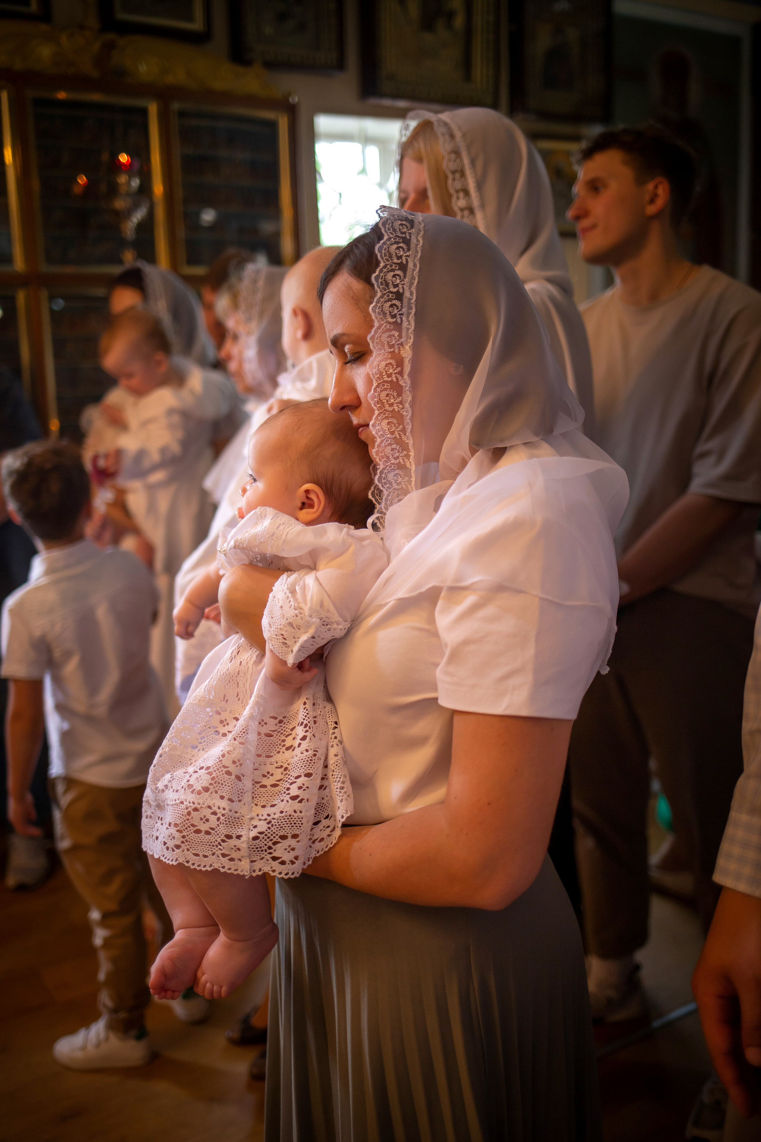 Георгиевский храм. Крещение Есении. Семейный и женский фотограф в Москве Евгения Малина