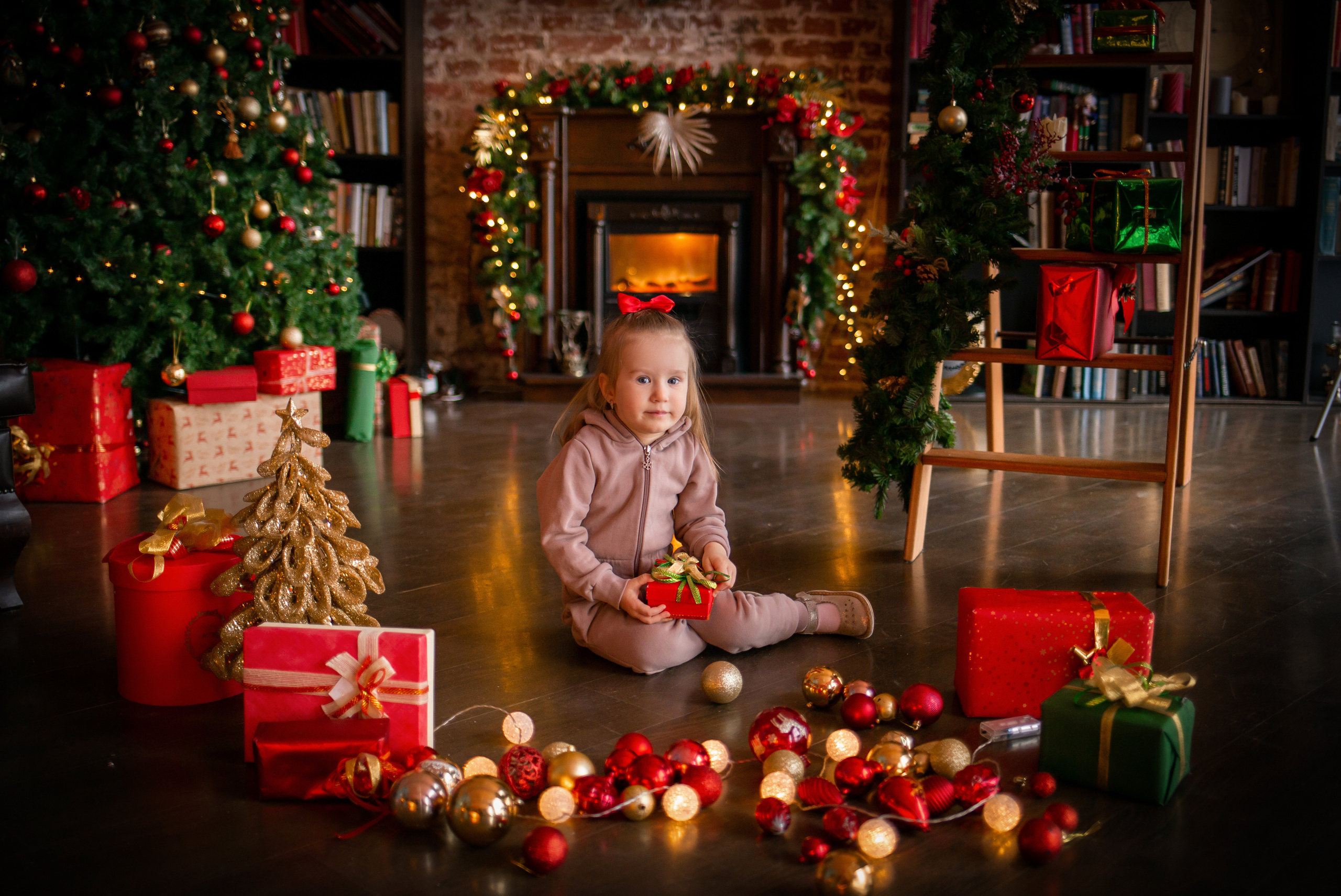 Новогодняя семейная фотосессия. Семейный и женский фотограф в Москве Евгения Малина