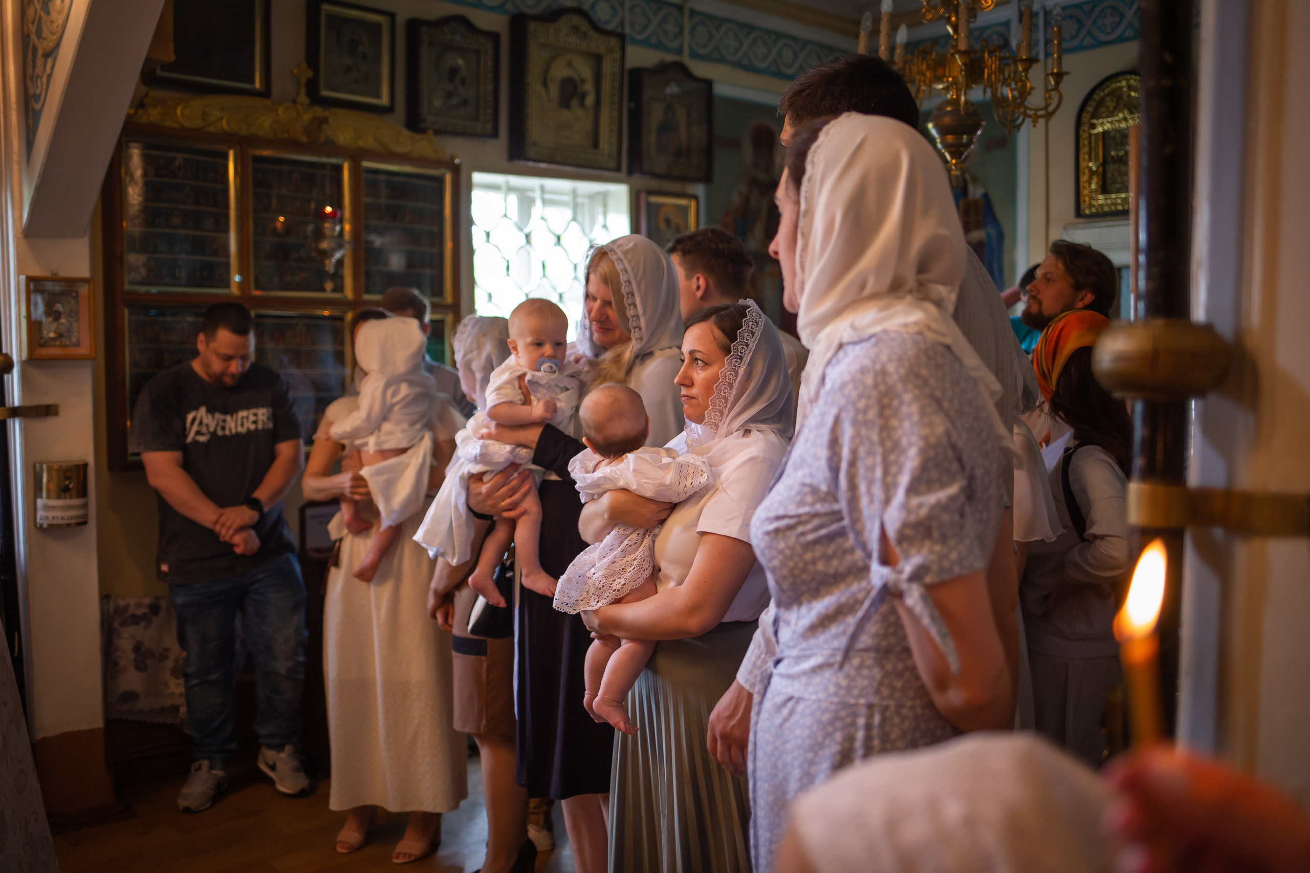 Георгиевский храм. Крещение Есении. Семейный и женский фотограф в Москве Евгения Малина