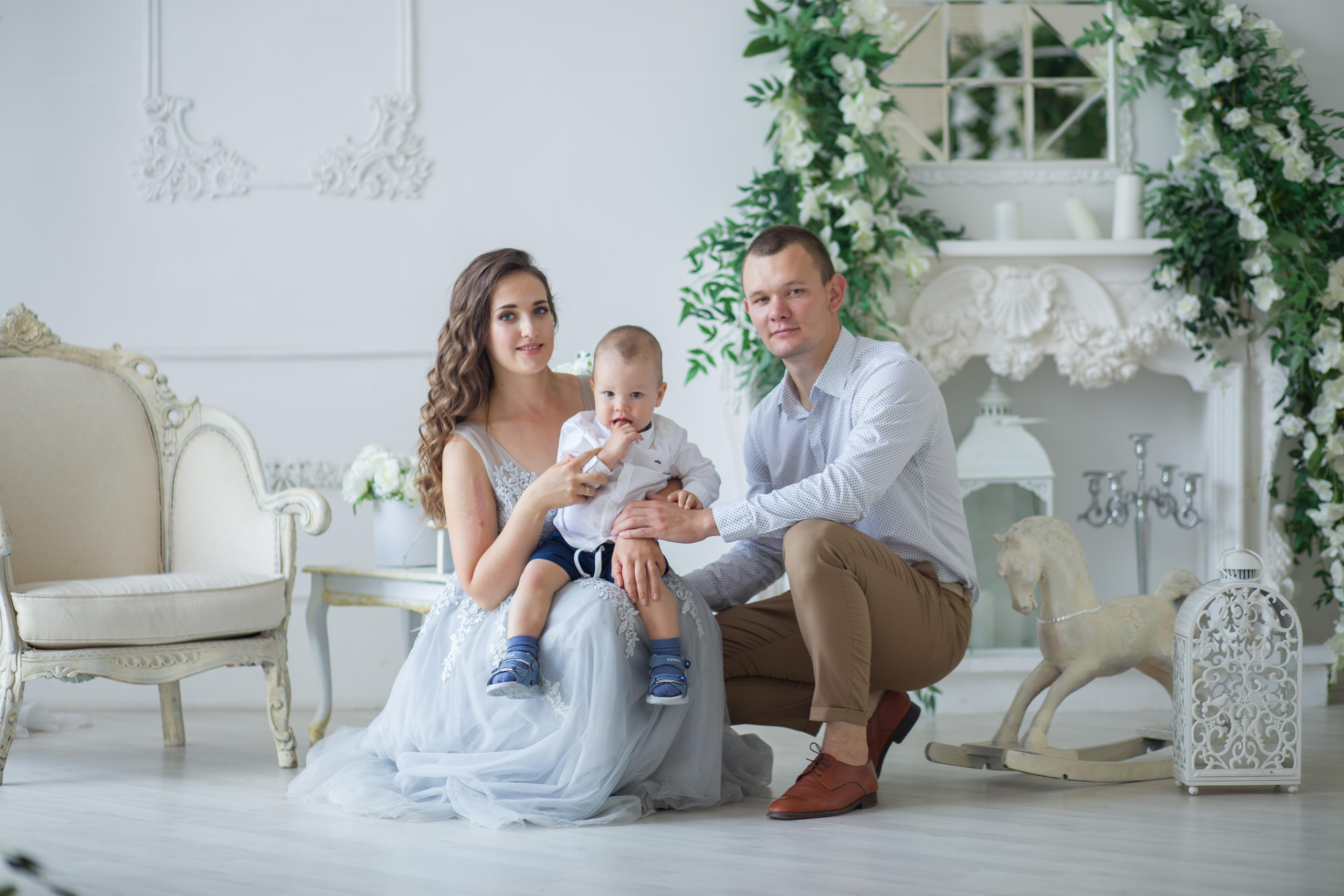 Фотосессия на 1 годик. Семейный и женский фотограф в Москве Евгения Малина