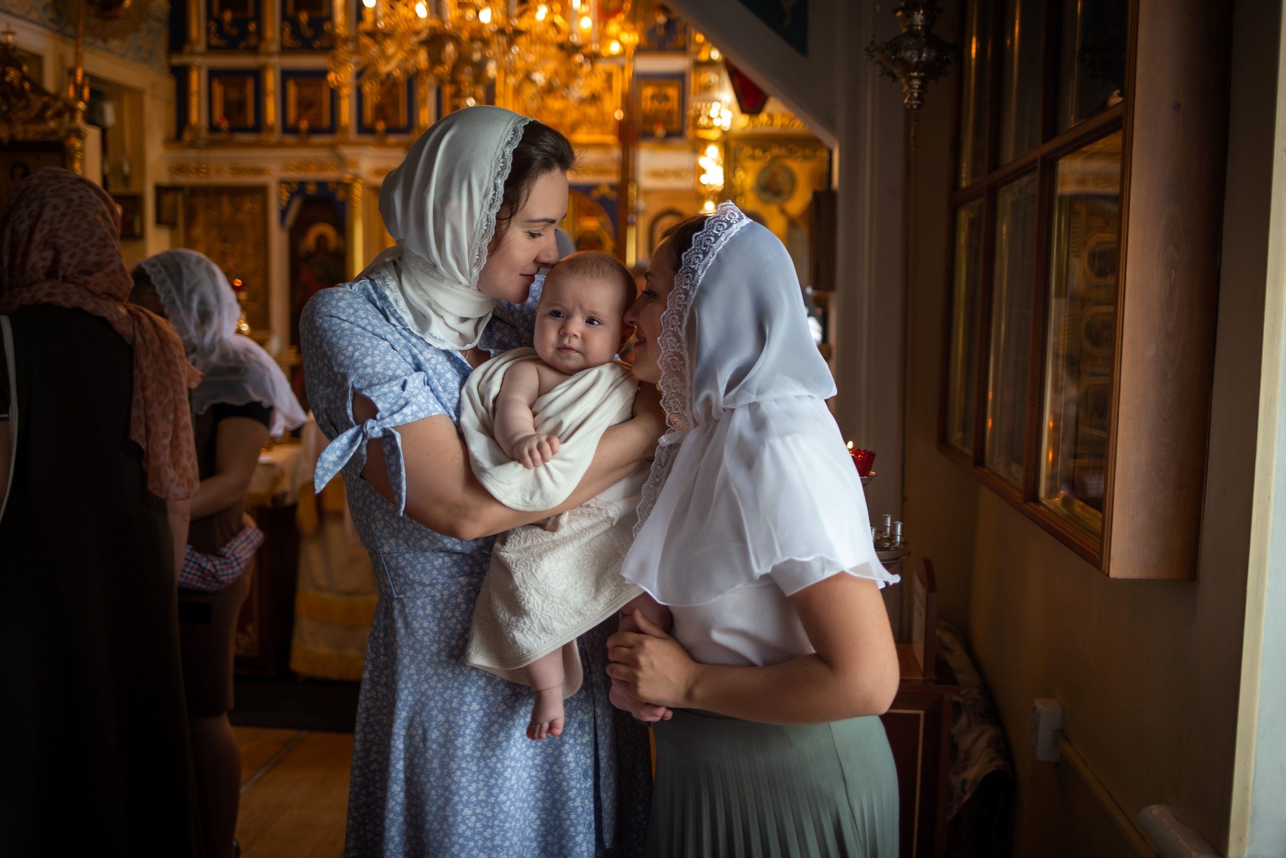 Георгиевский храм. Крещение Есении. Семейный и женский фотограф в Москве Евгения Малина