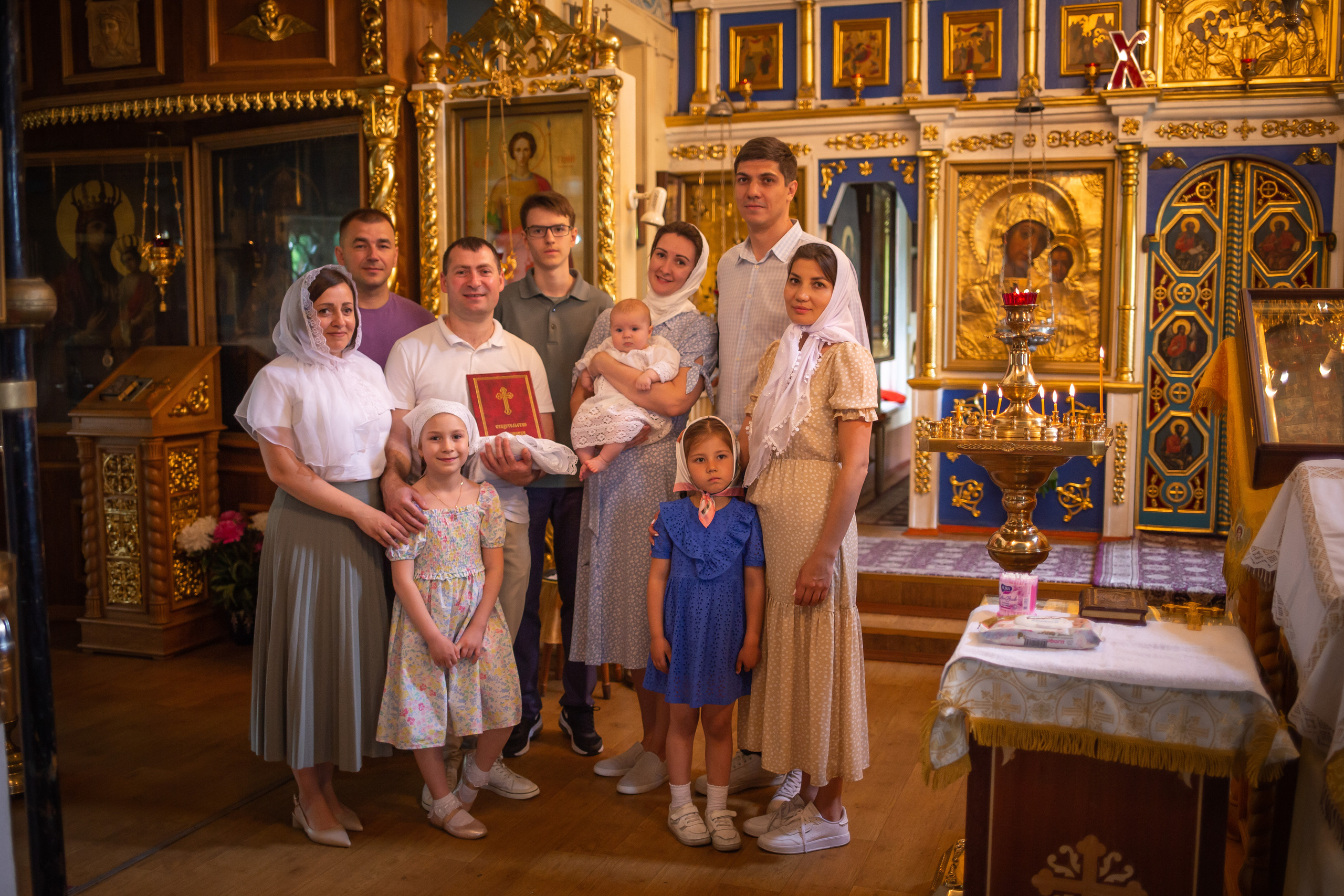 Георгиевский храм. Крещение Есении. Семейный и женский фотограф в Москве Евгения Малина
