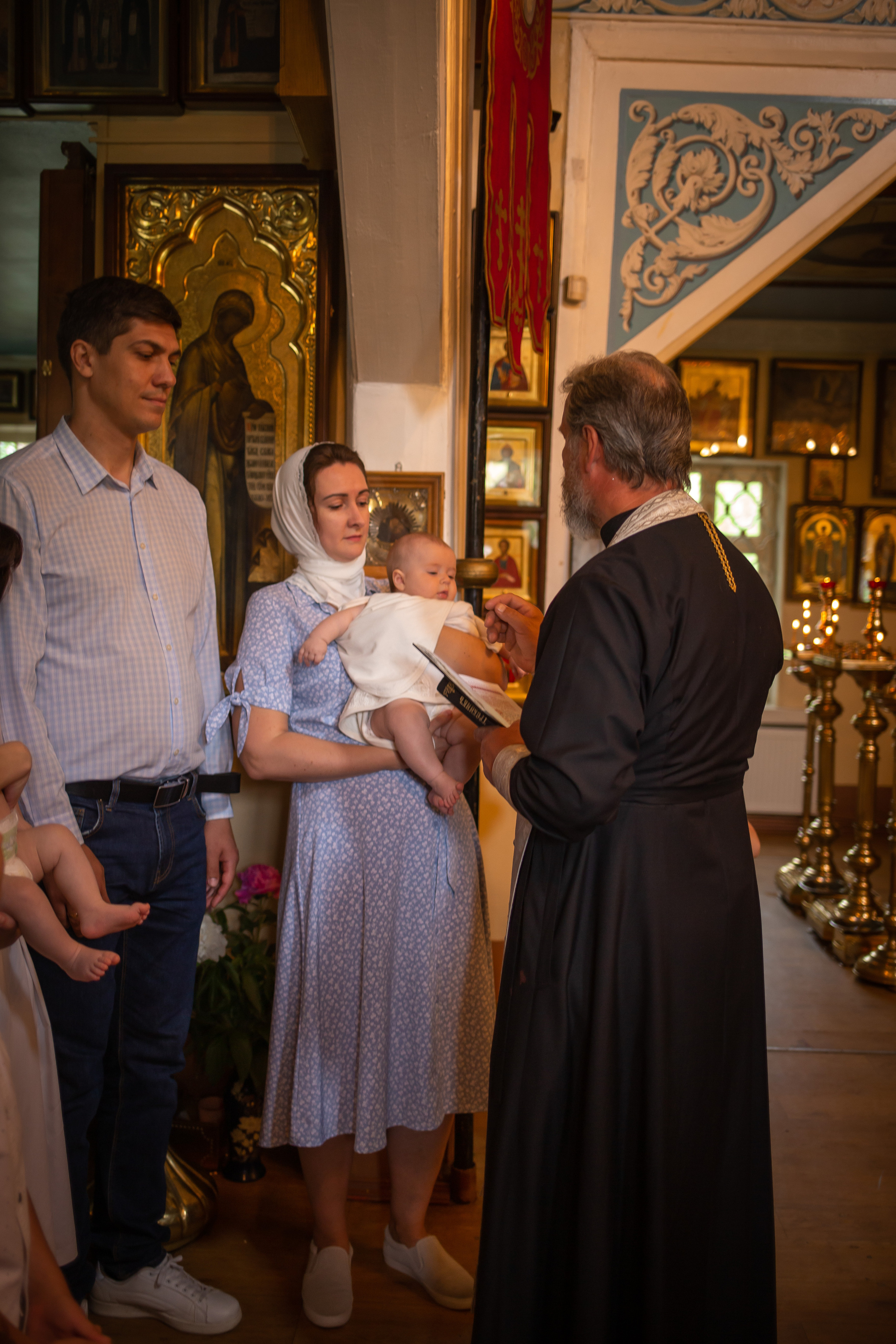 Георгиевский храм. Крещение Есении. Семейный и женский фотограф в Москве Евгения Малина