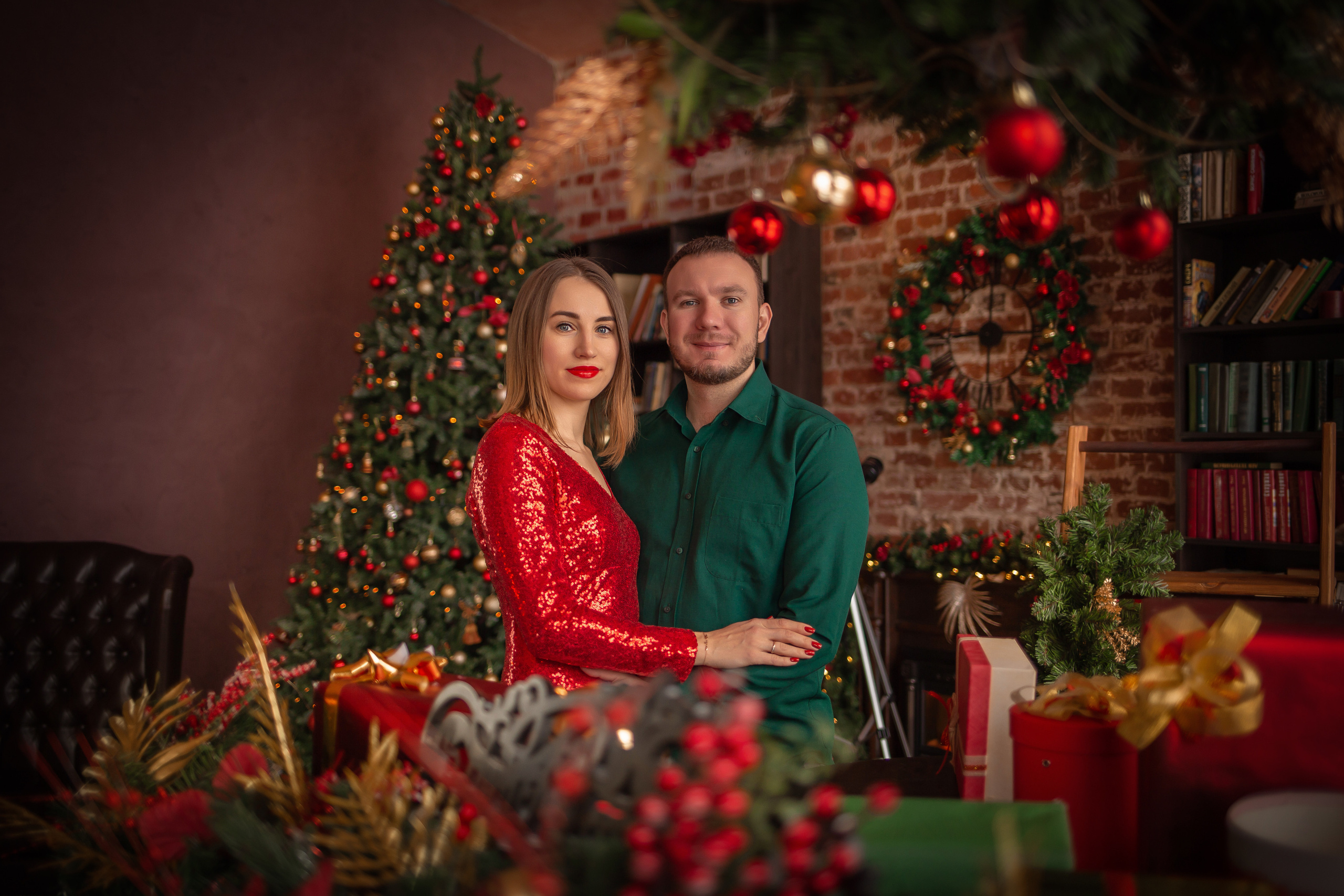 Новогодняя семейная фотосессия. Семейный и женский фотограф в Москве Евгения Малина